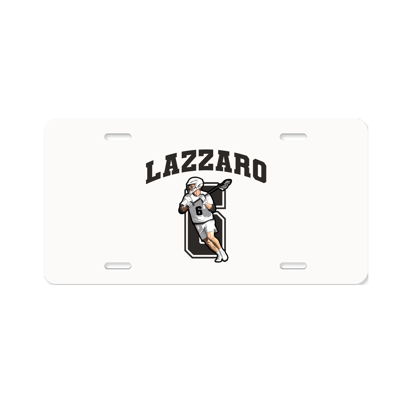 License Plate — Number in Classic
