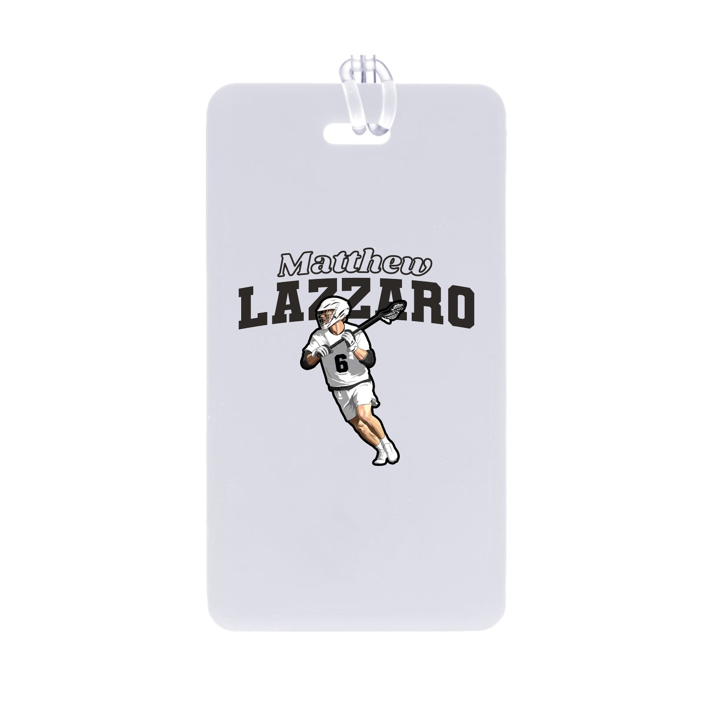 Bag Tag — Name Arch in Classic