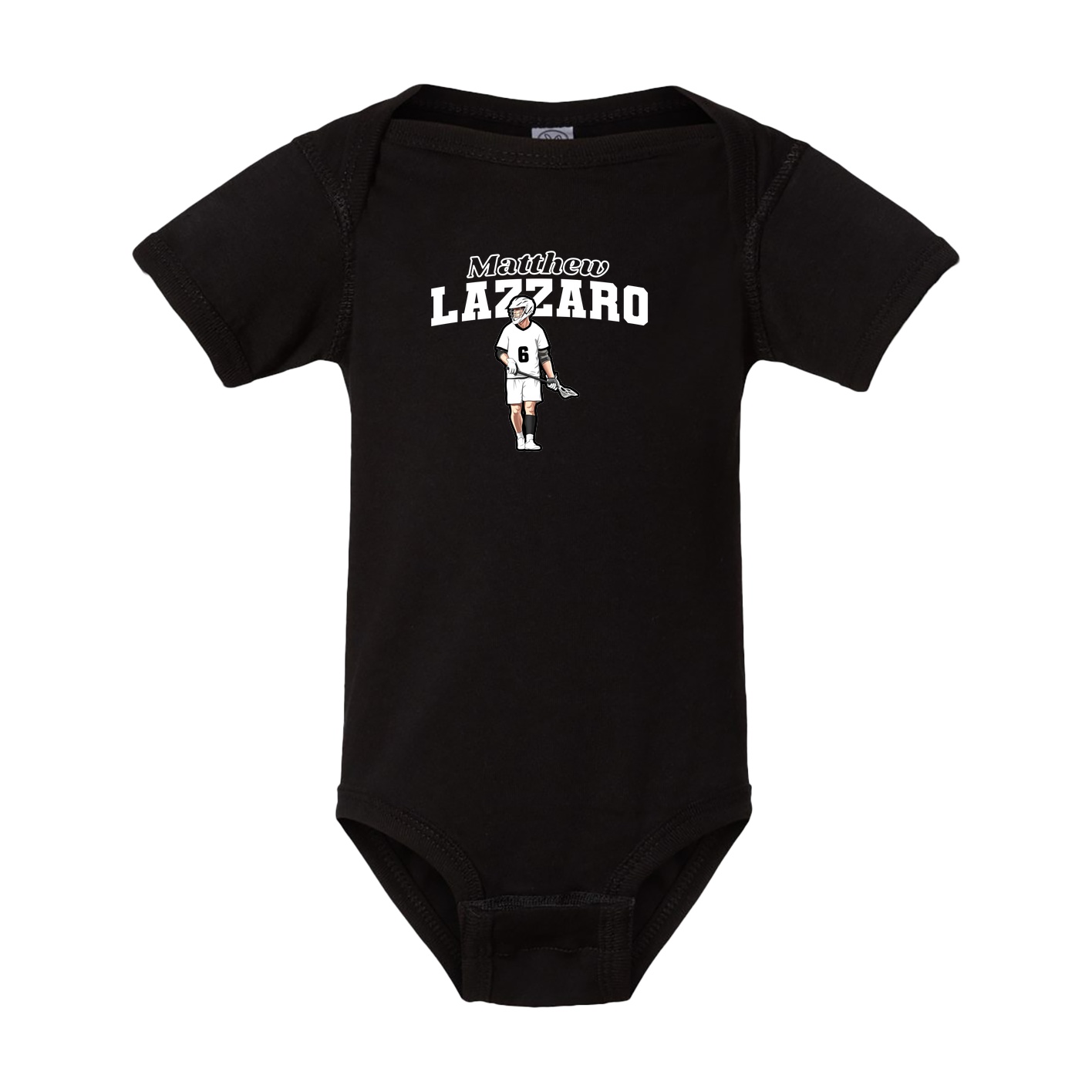 Baby Onesie — Name Arch in Black
