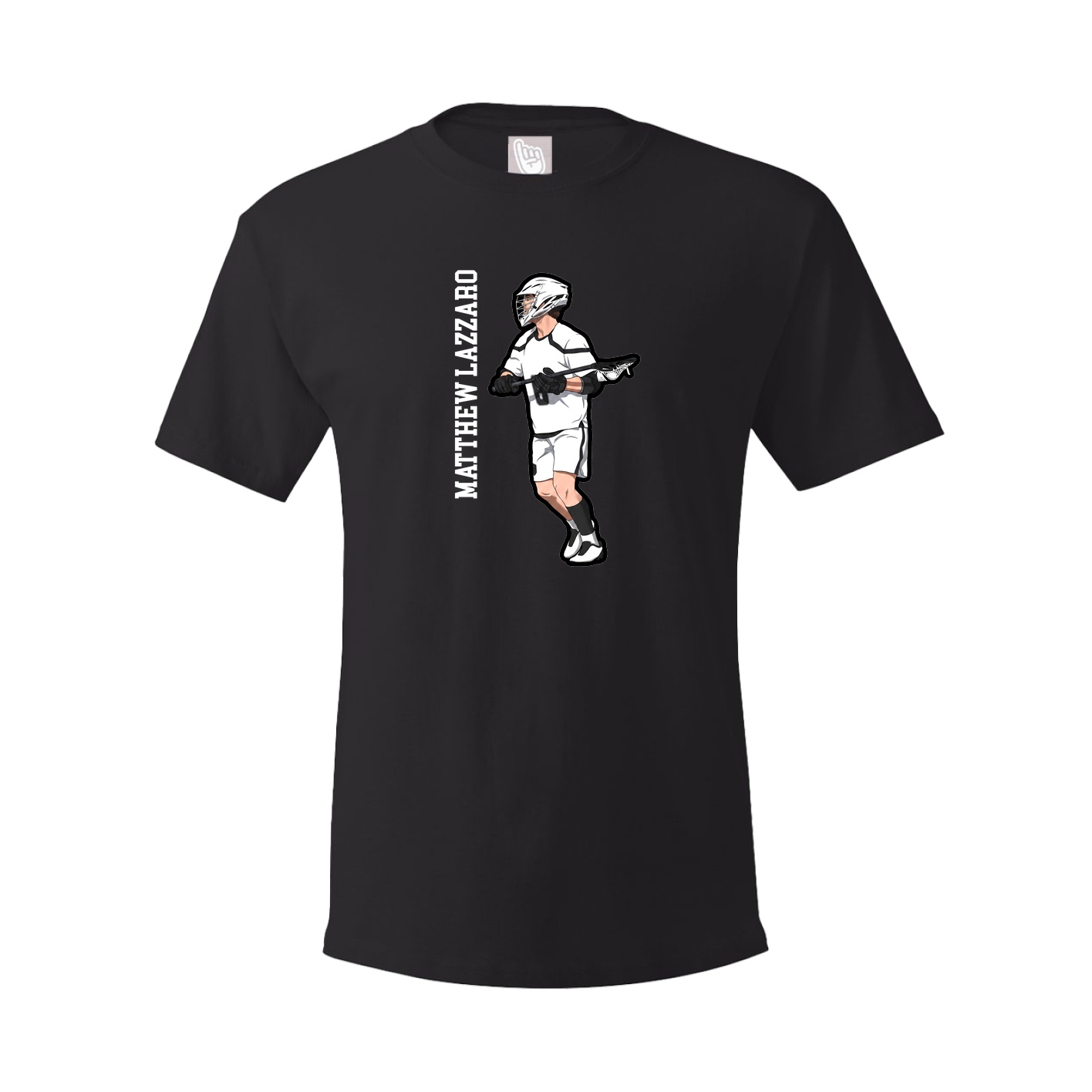 Tee — Name Vertical in Black