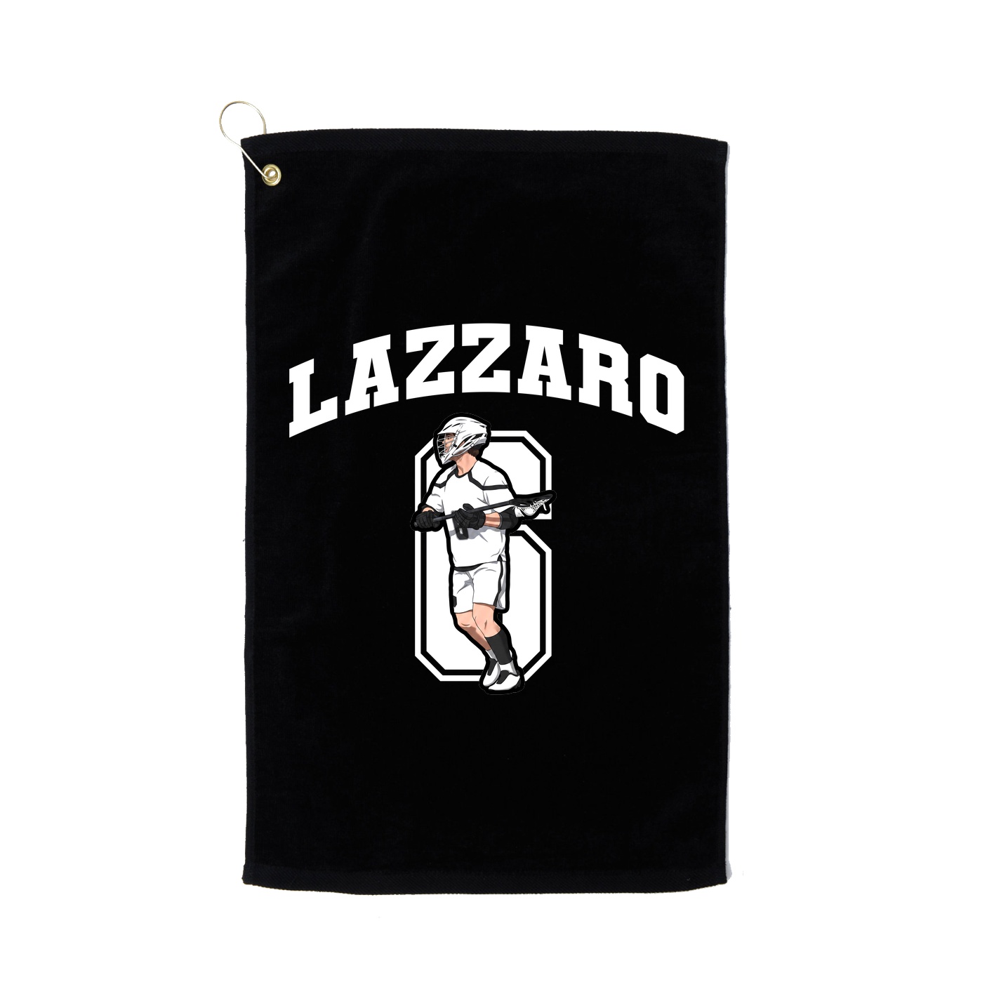 Golf Towel — Number in Black