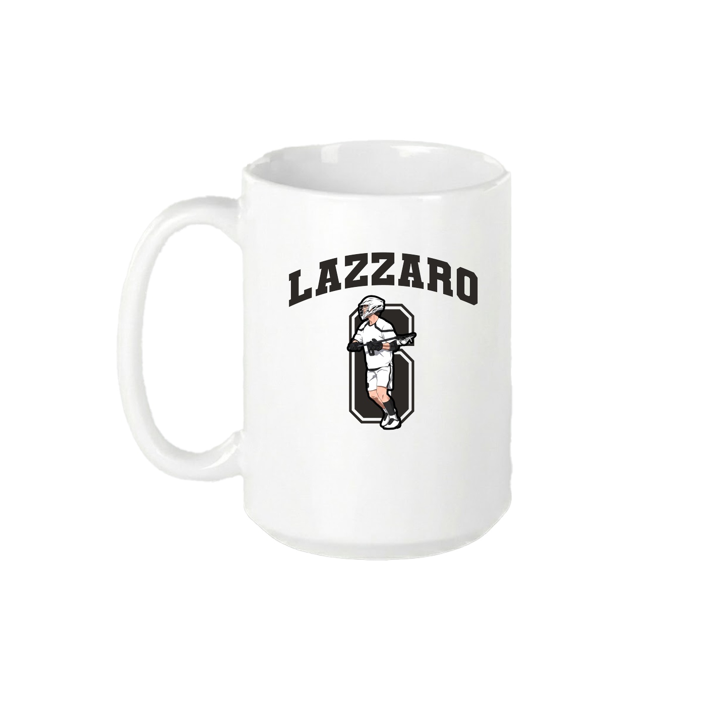 15oz Coffee Mug — Number in White