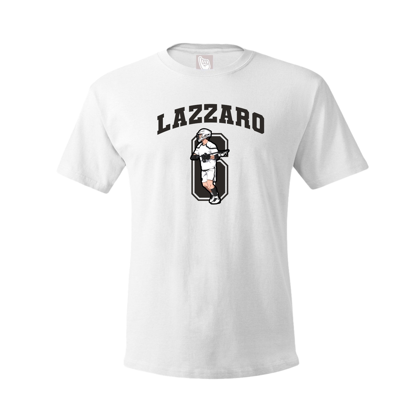 Youth Tee — Number in White