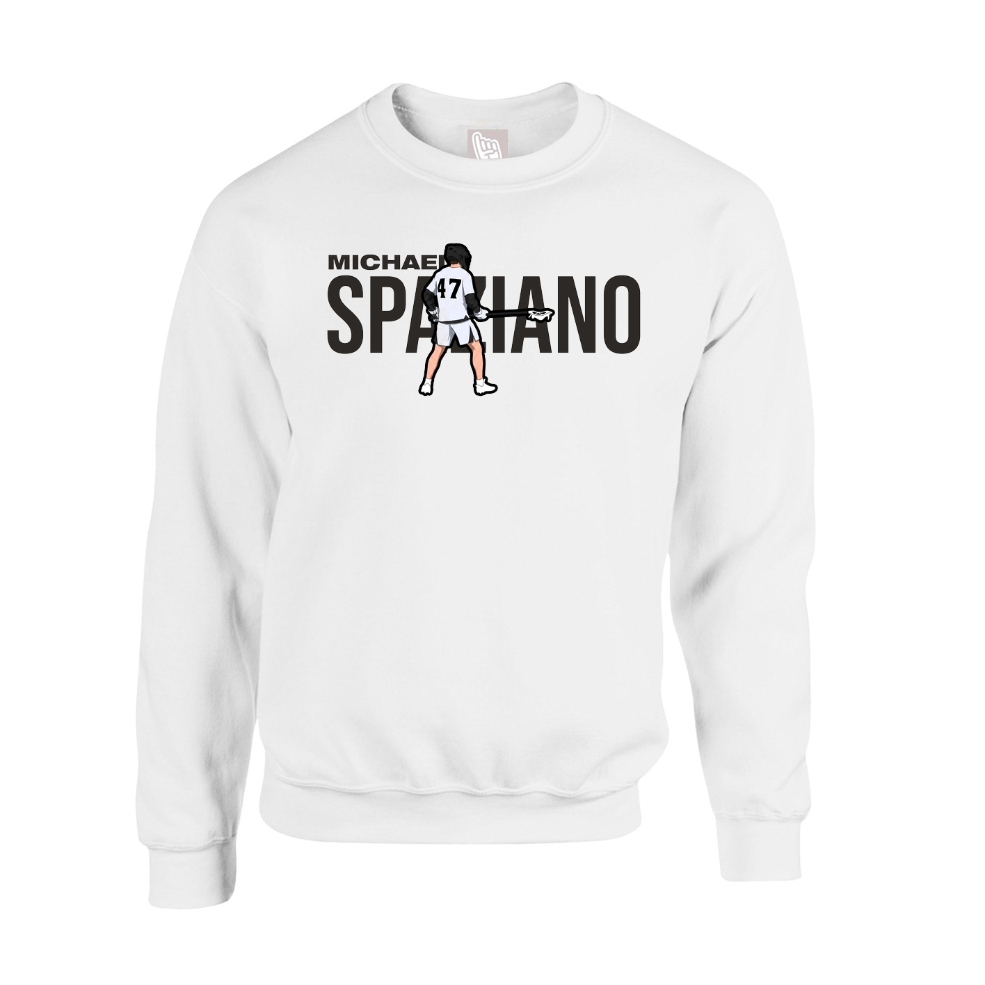 Fleece Crew — Player Name in White