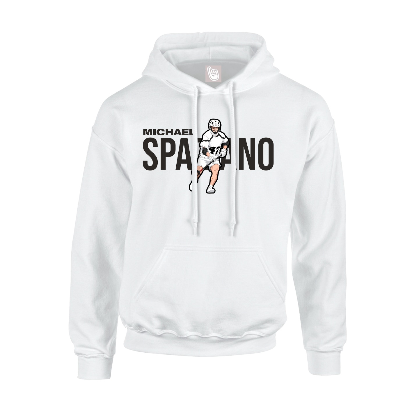 Hoodie — Player Name in White