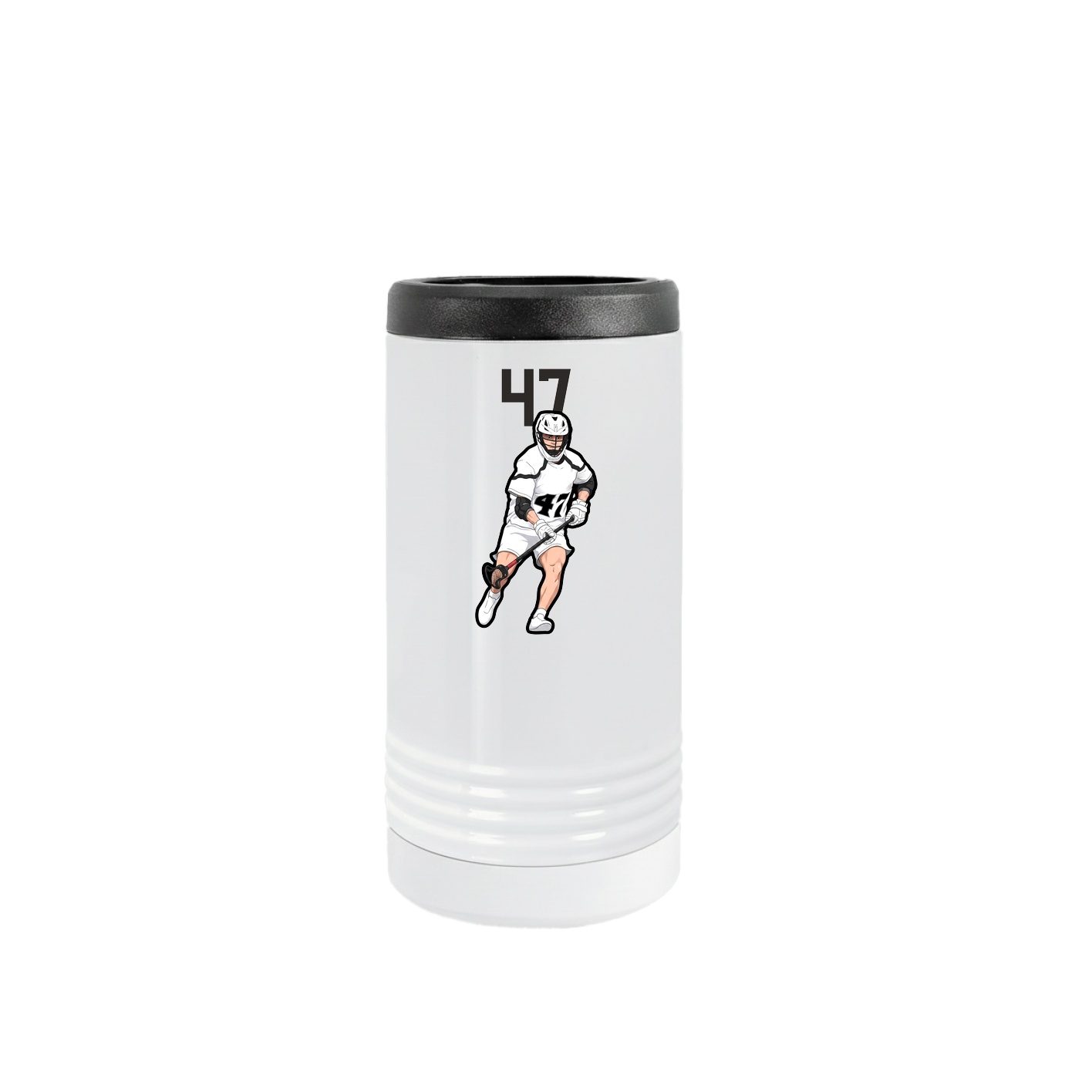 Slim Beverage Holder — Number Top in White