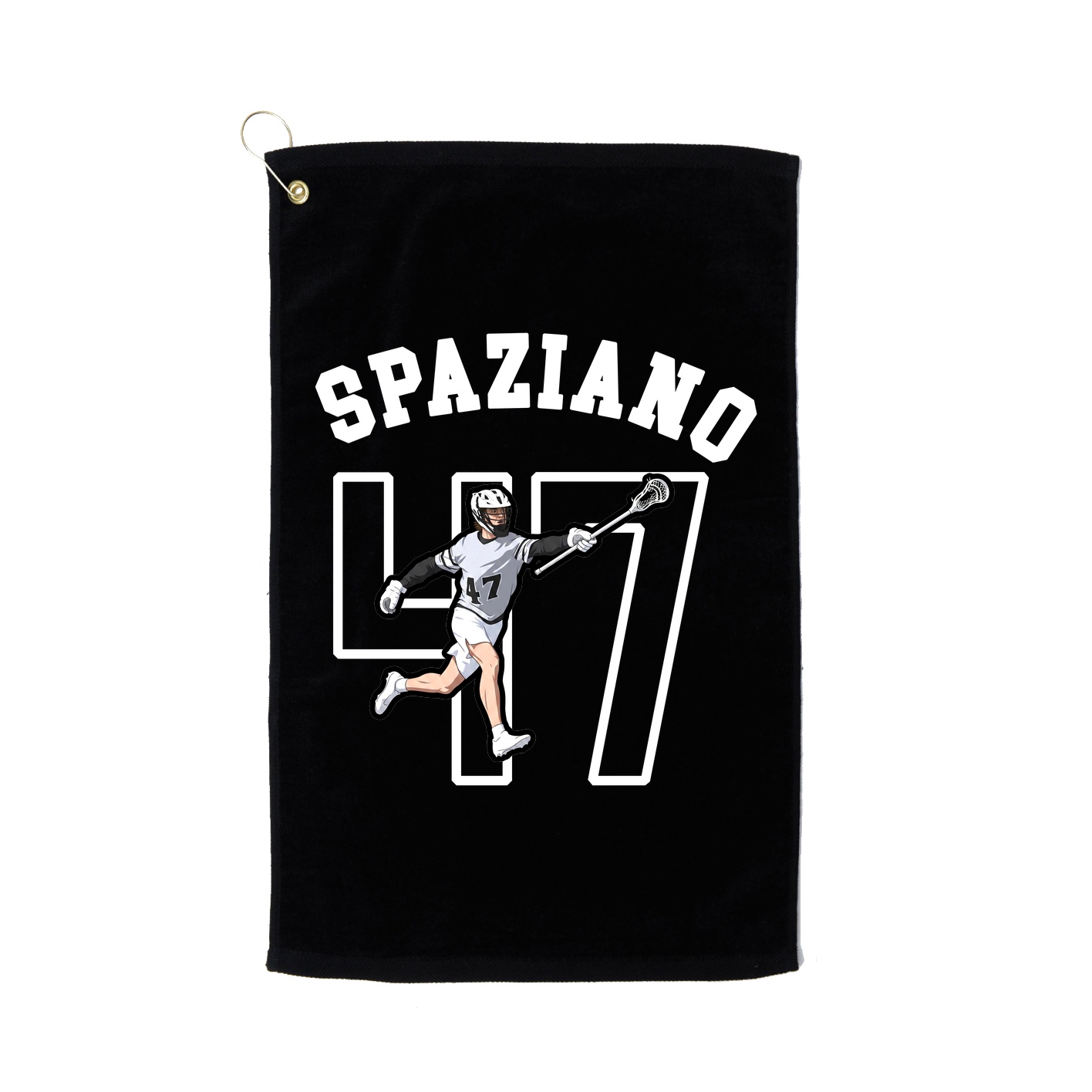 Golf Towel — Shirsey Arch in Black