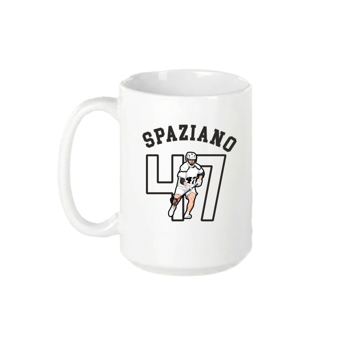15oz Coffee Mug — Shirsey Arch in White