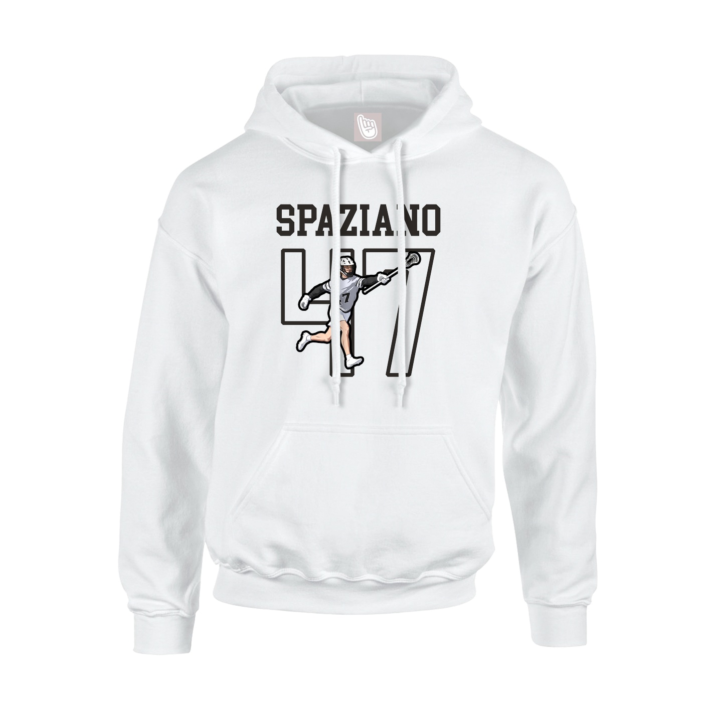 Hoodie — Shirsey in White