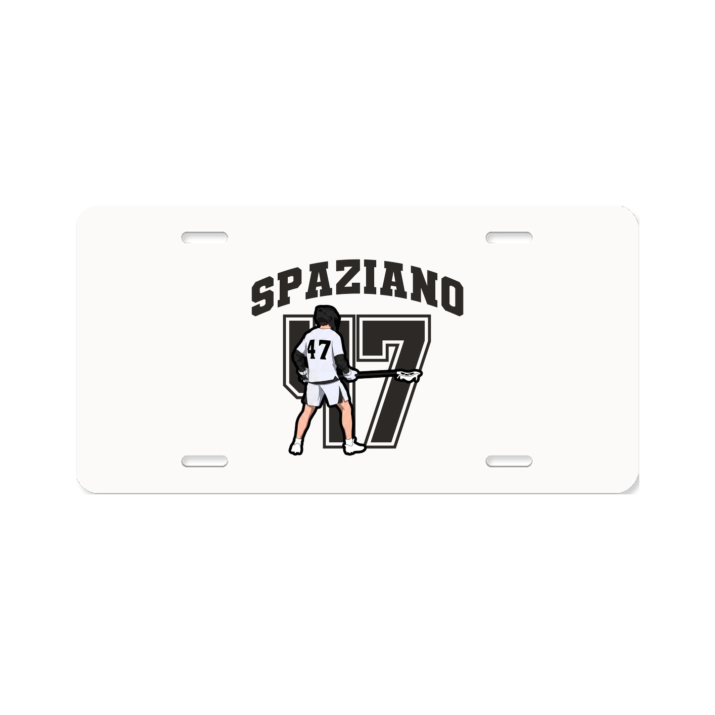License Plate — Number in Classic