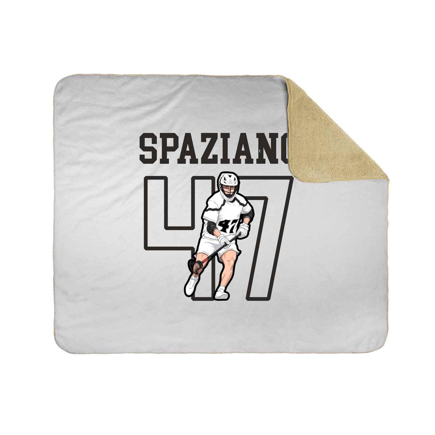 Throw Blanket — Shirsey in White