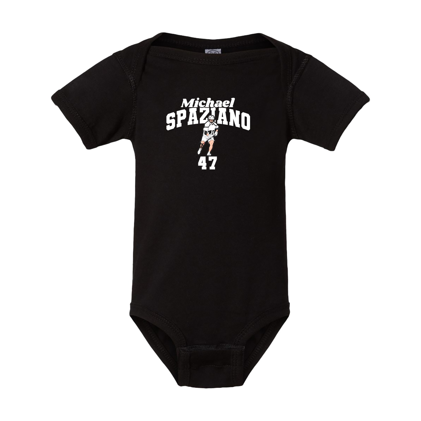 Baby Onesie — Signature Arch in Black