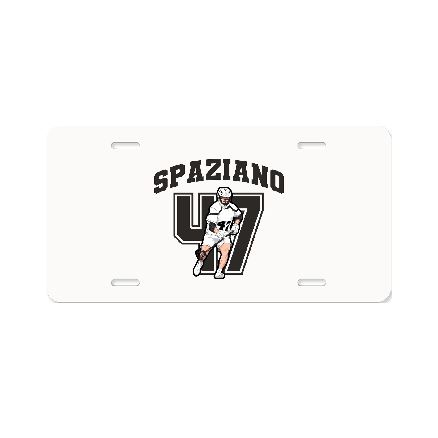 License Plate — Number in Classic