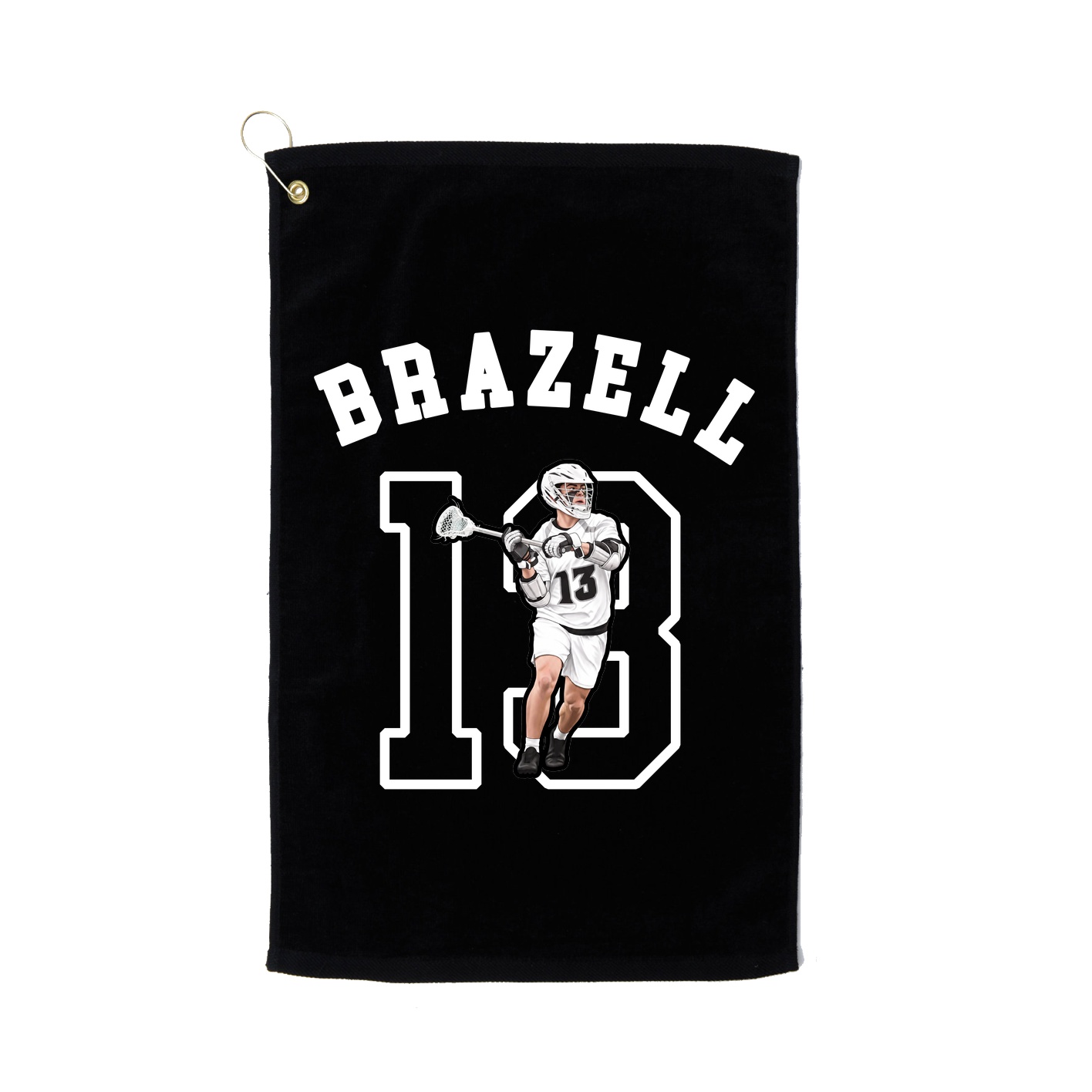 Golf Towel — Shirsey Arch in Black