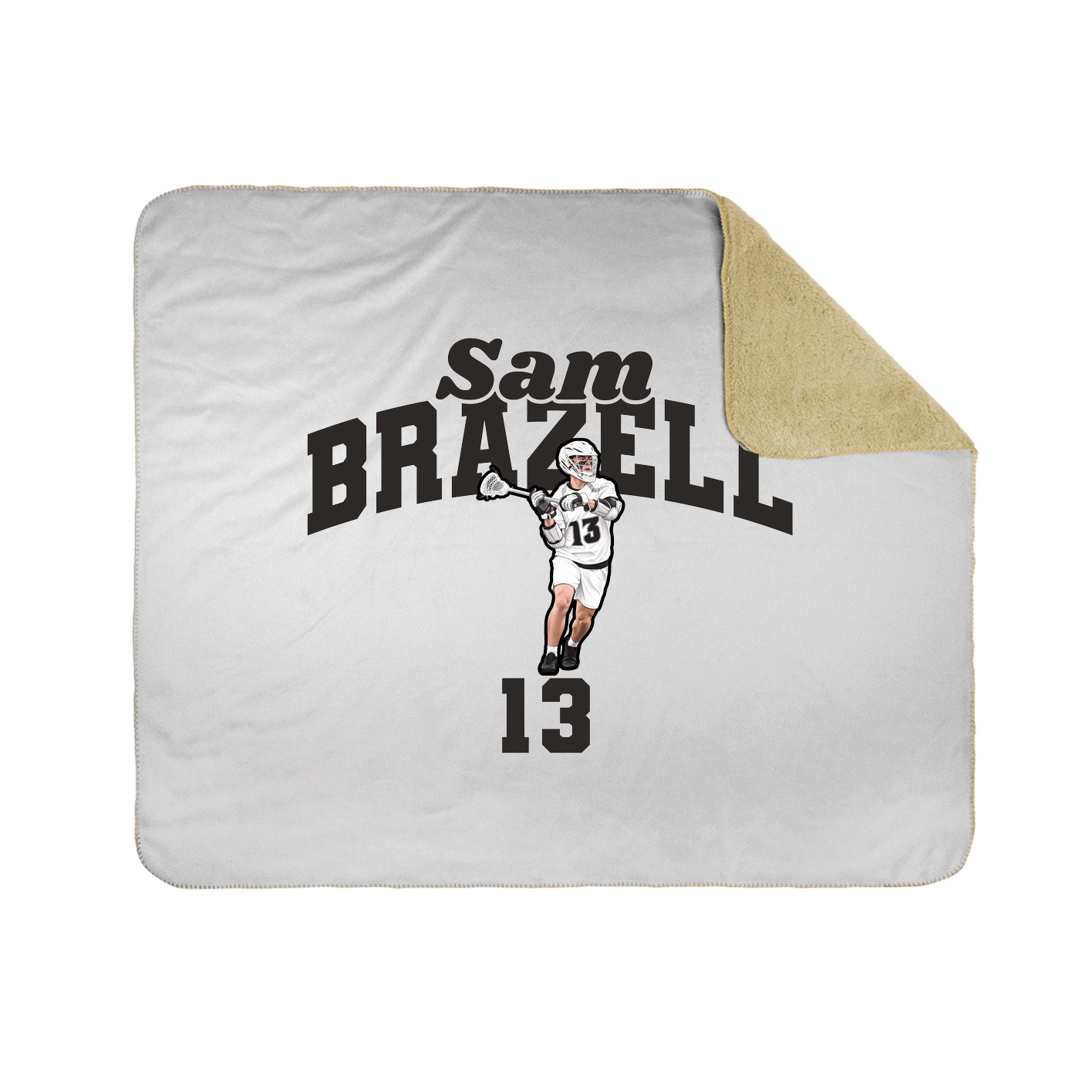 Throw Blanket — Signature Arch in White