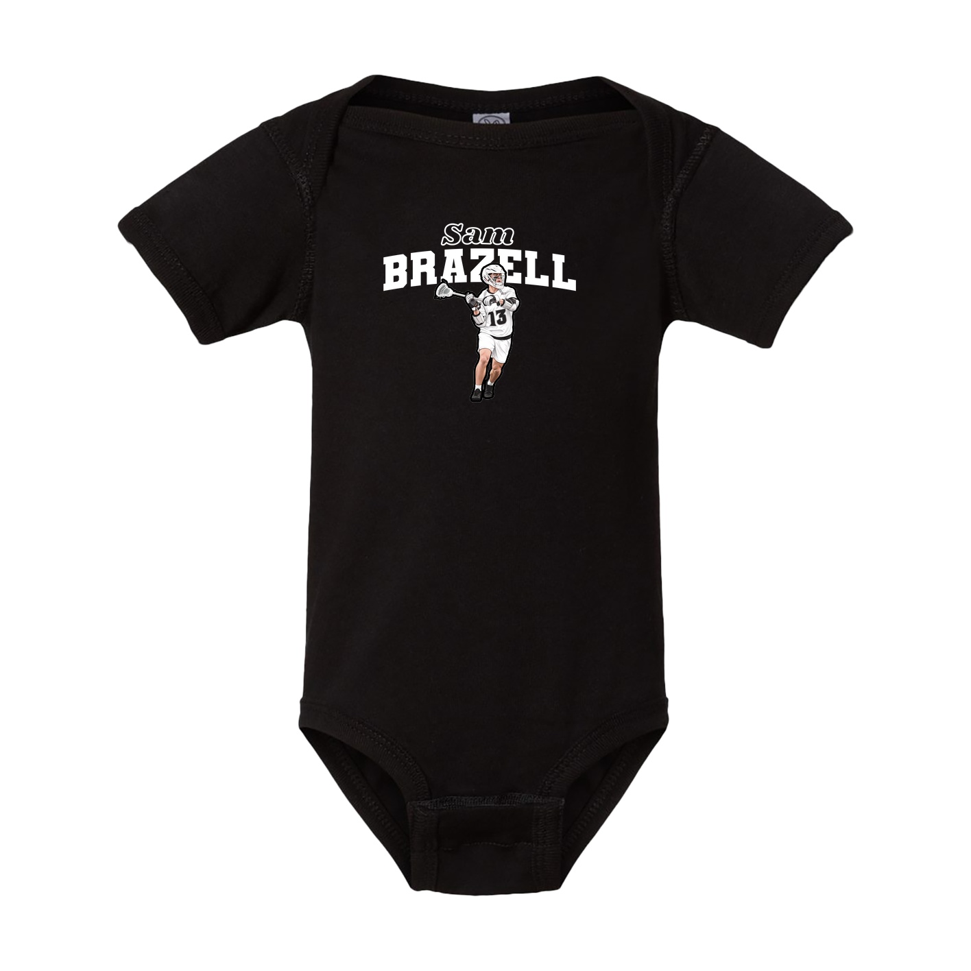 Baby Onesie — Name Arch in Black