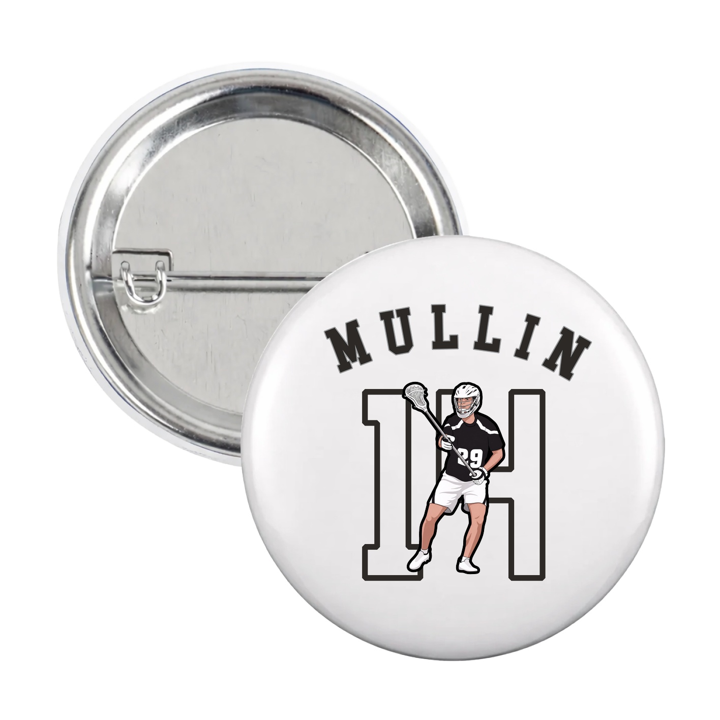 Game Day Button — Shirsey Arch in White