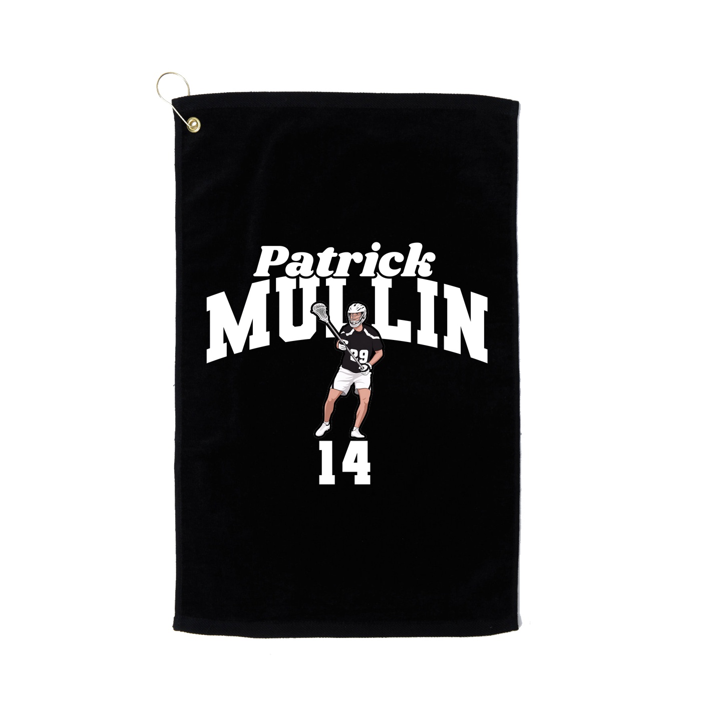 Golf Towel — Signature Arch in Black