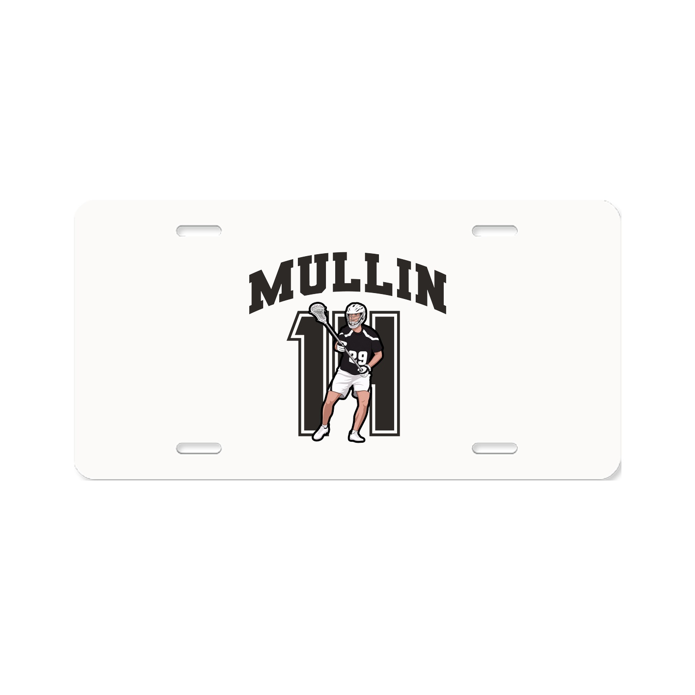 License Plate — Number in Classic