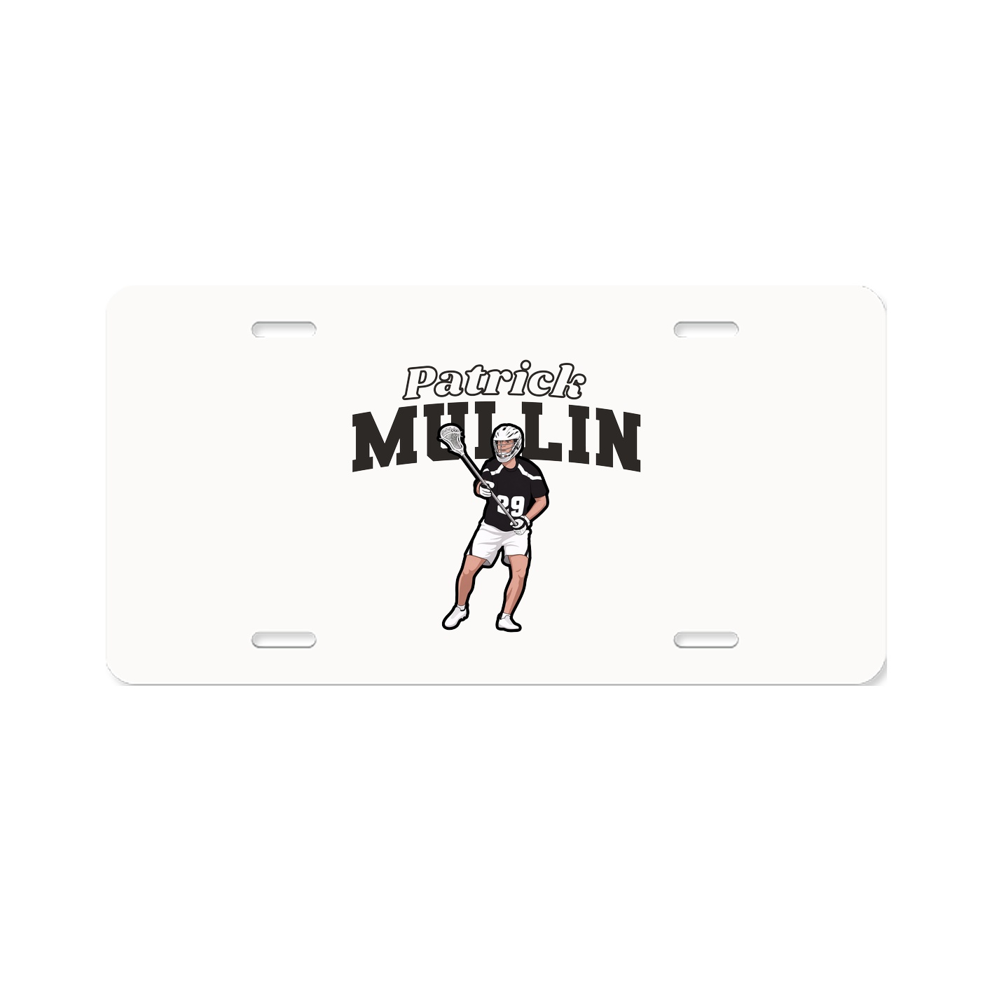 License Plate — Name Arch in Classic