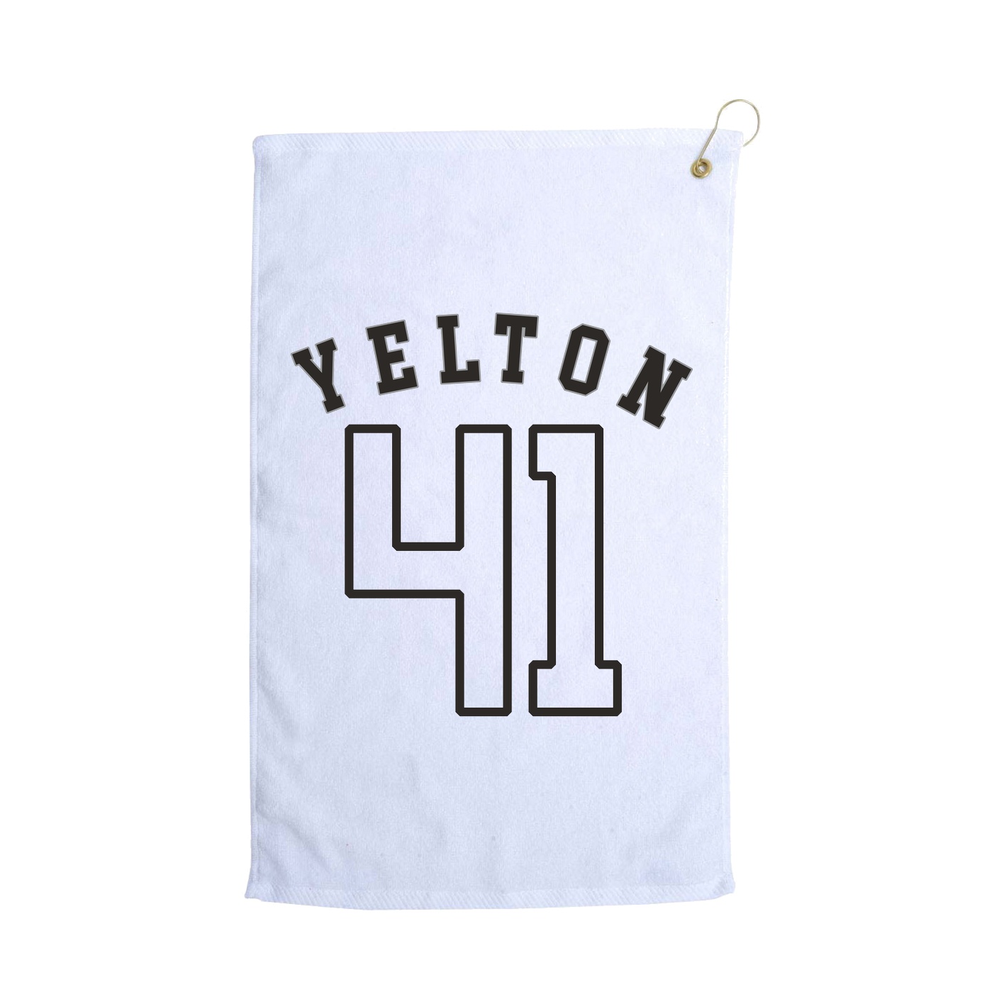 Golf Towel — Shirsey Arch in White