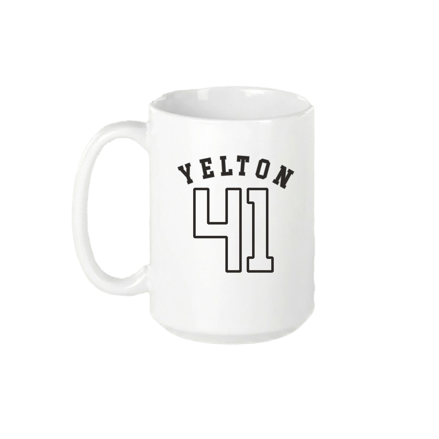 15oz Coffee Mug — Shirsey Arch in White