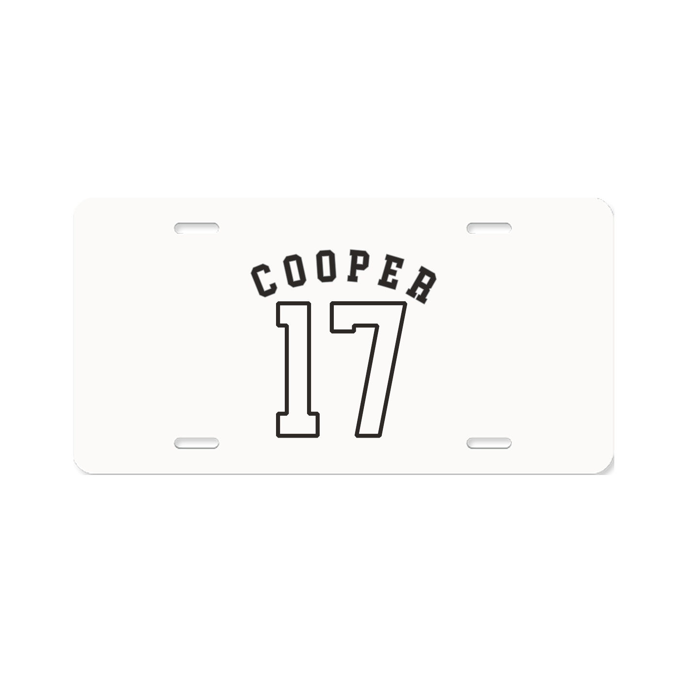 License Plate — Shirsey Arch in Classic