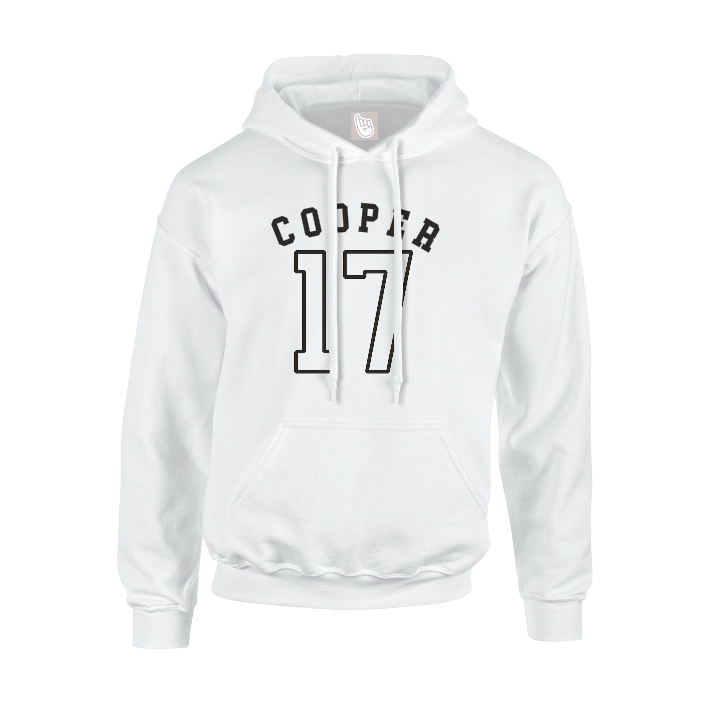 Hoodie — Shirsey Arch in White