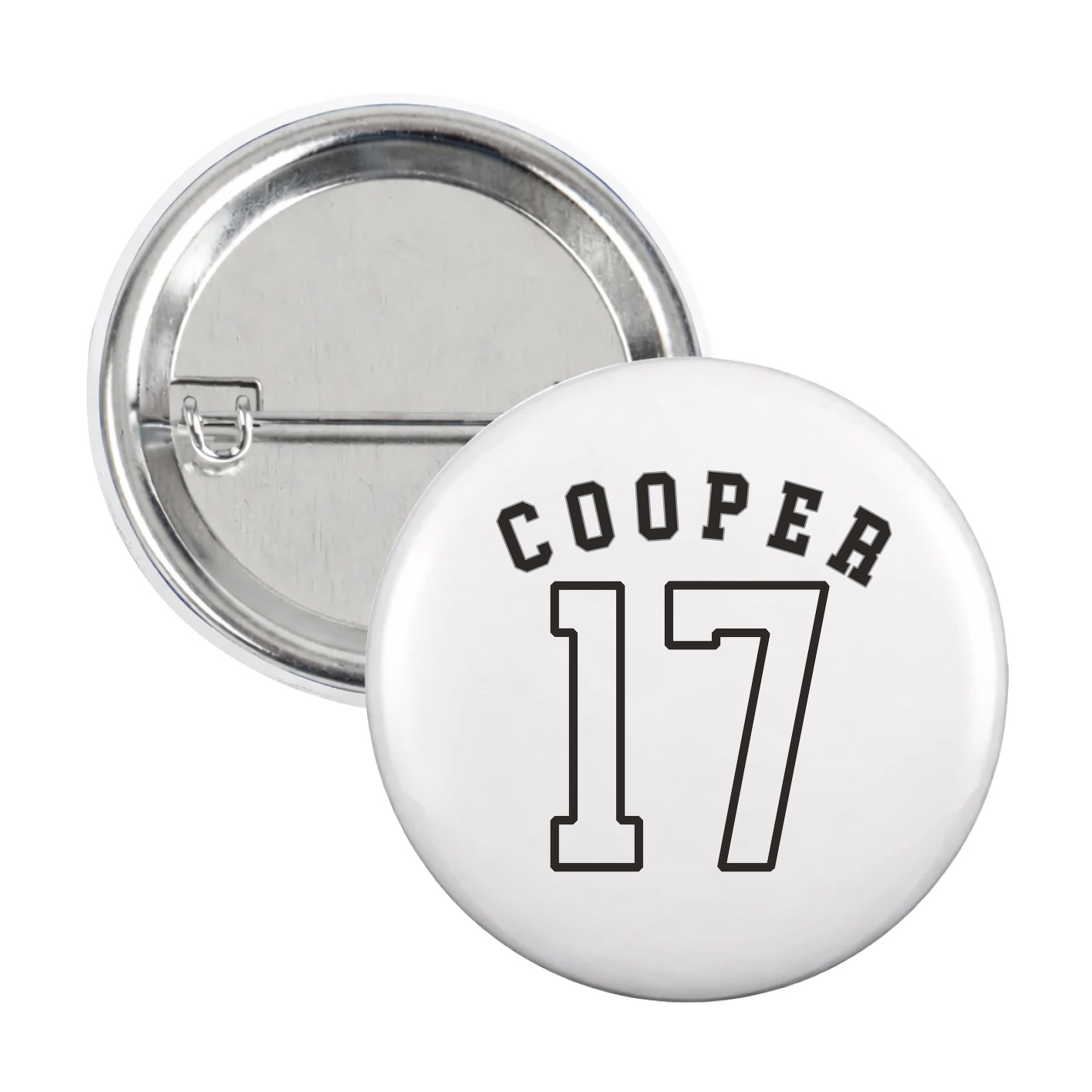 Game Day Button — Shirsey Arch in White