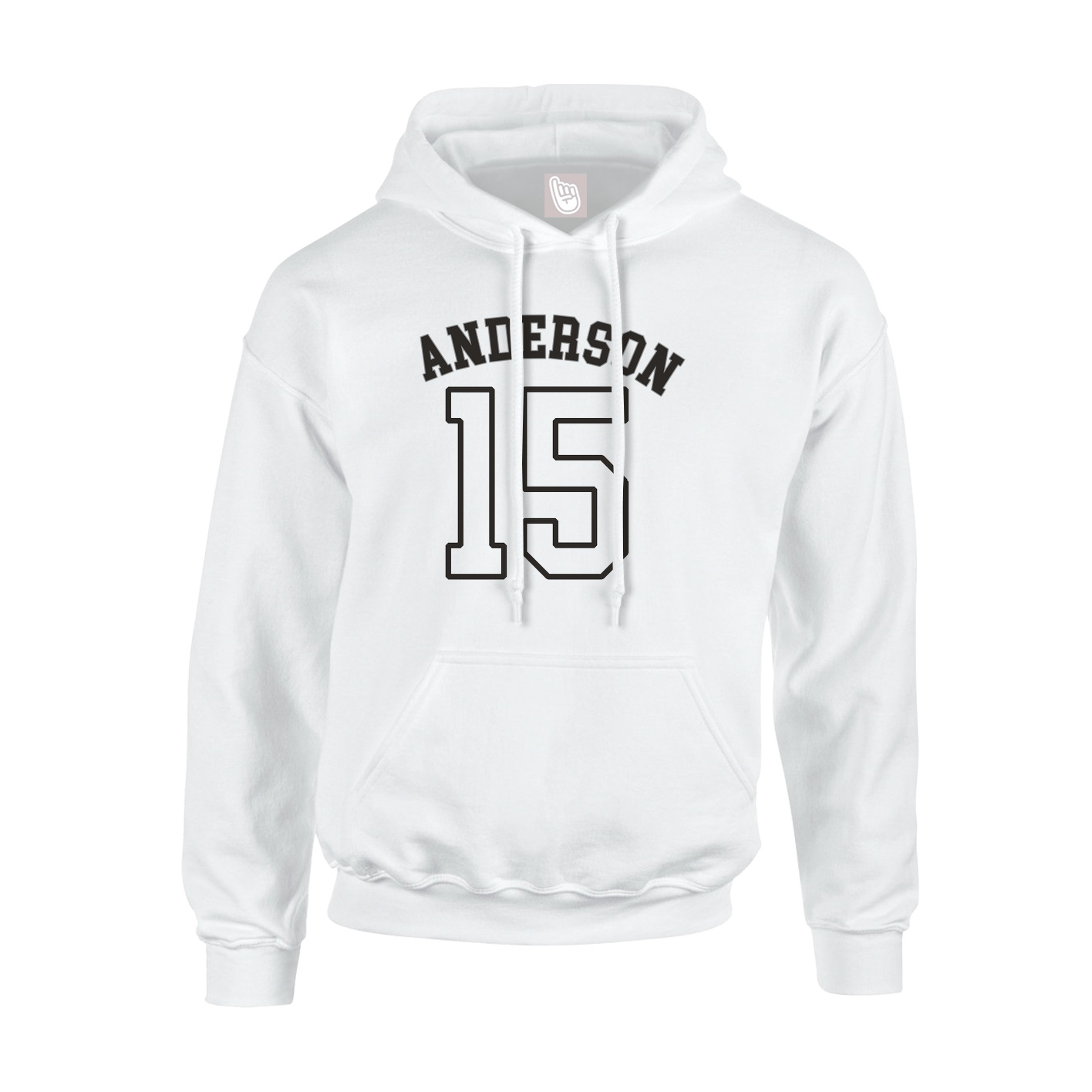 Youth Hoodie — Shirsey Arch in White