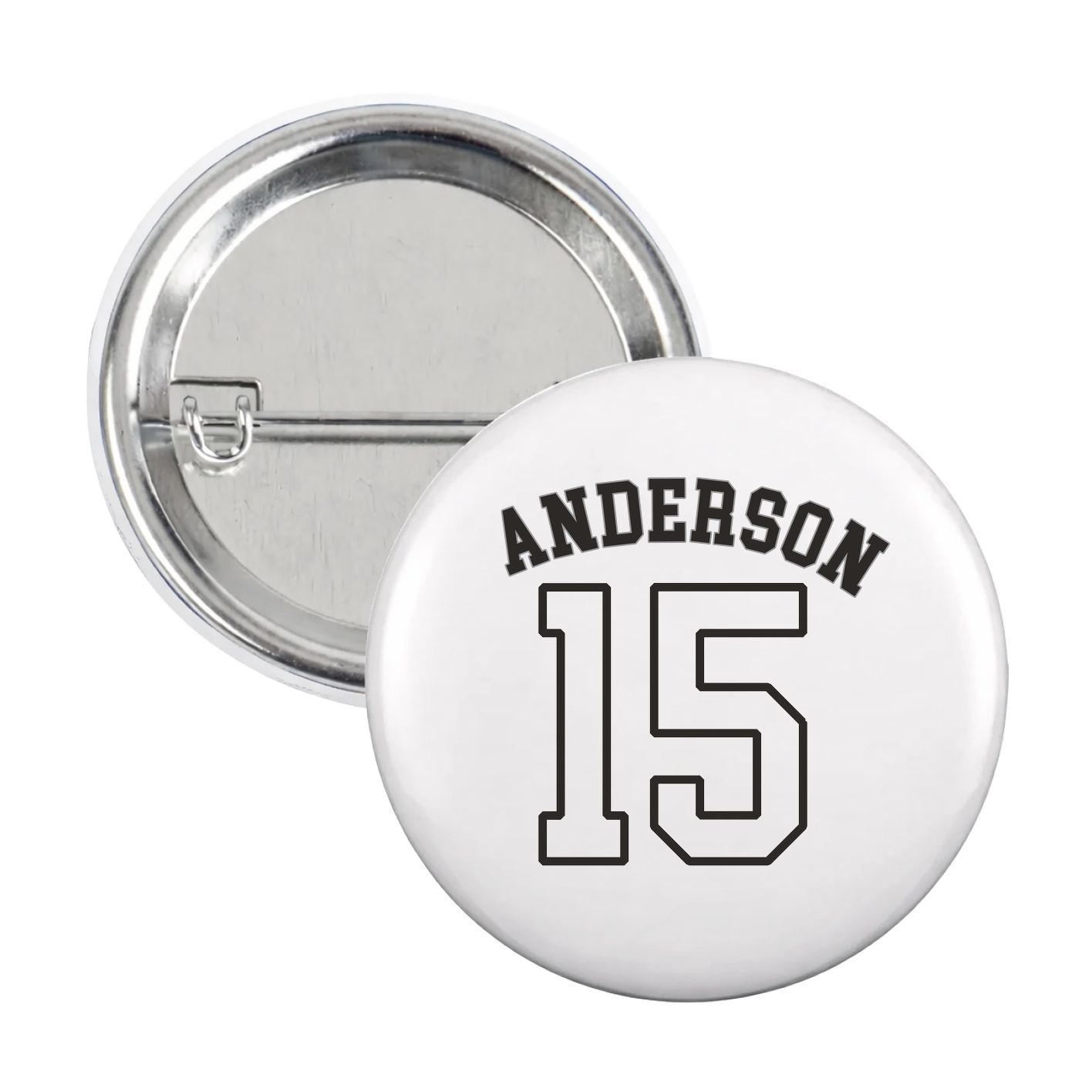 Game Day Button — Shirsey Arch in White