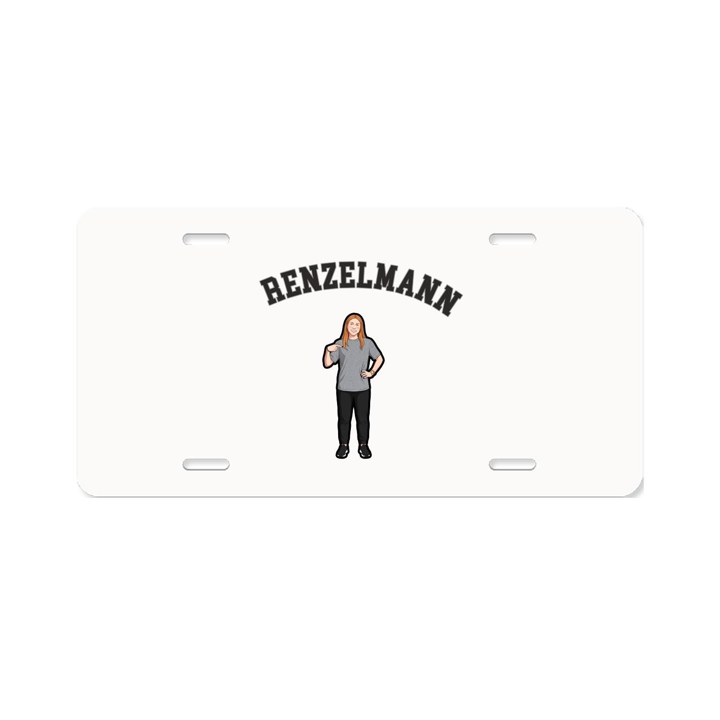 License Plate — Shirsey Arch in Classic
