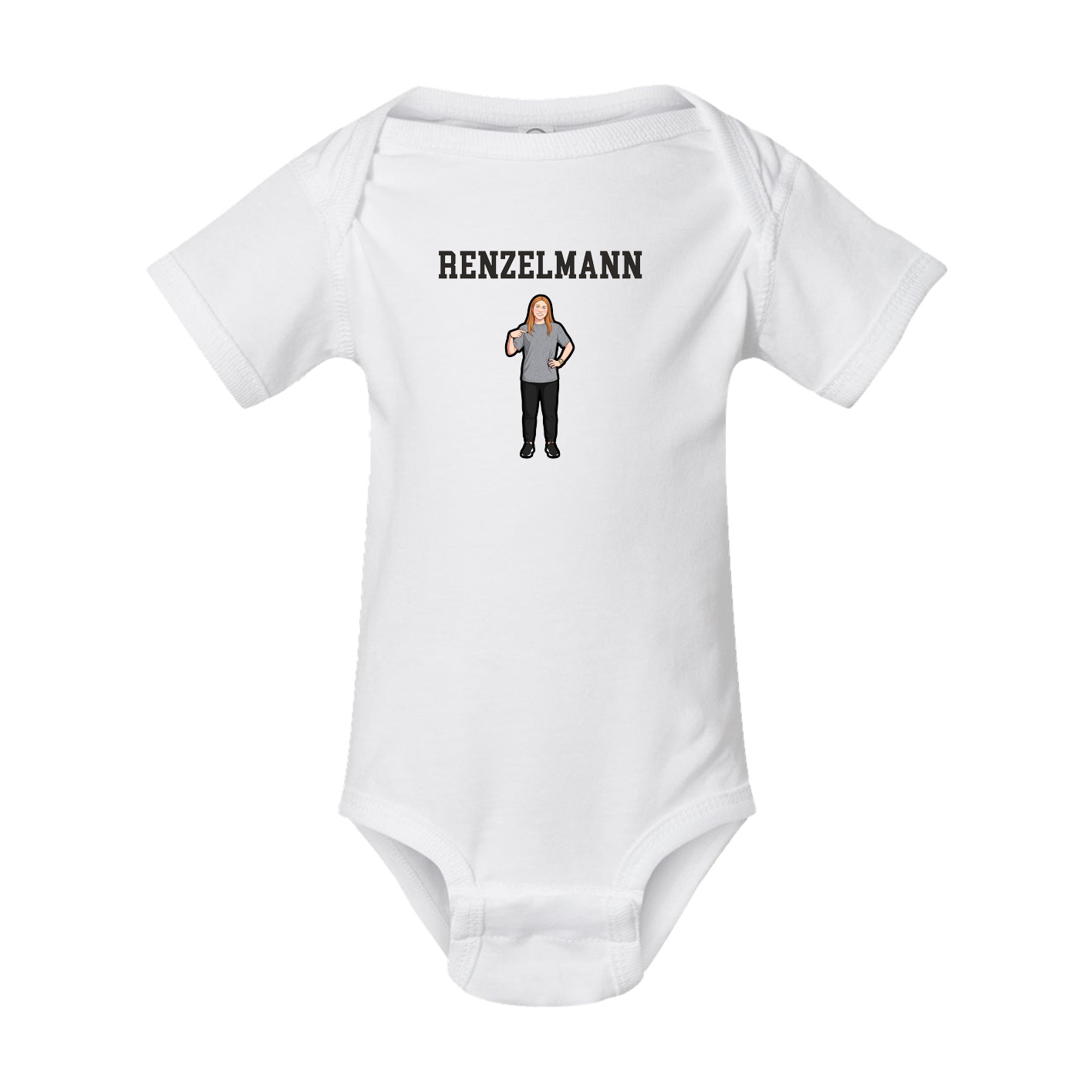Baby Onesie — Shirsey in White