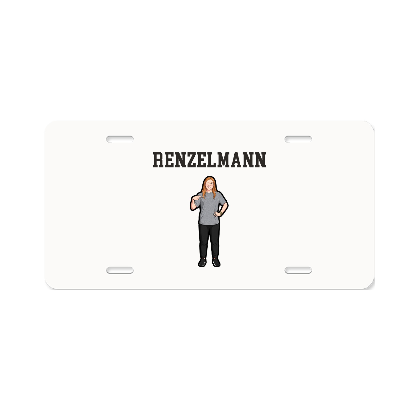 License Plate — Shirsey in Classic