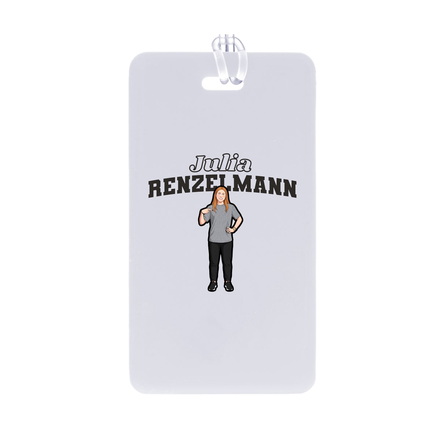 Bag Tag — Name Arch in Classic