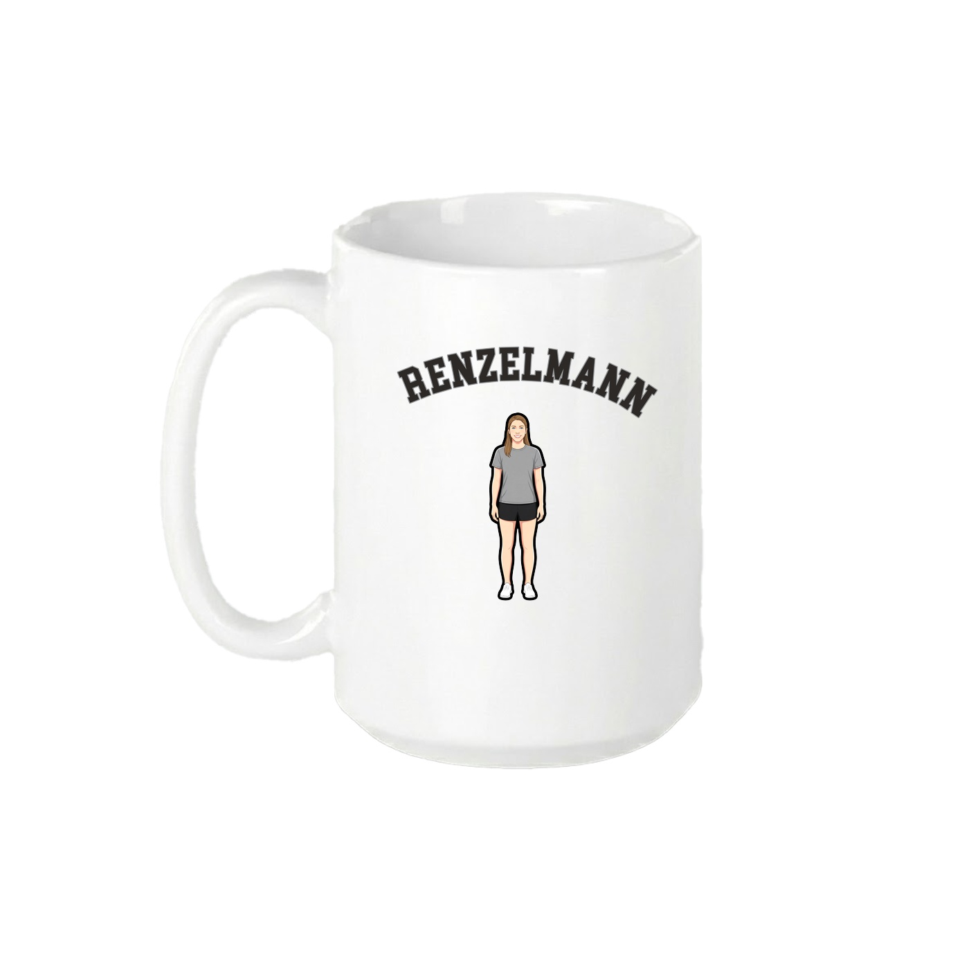 15oz Coffee Mug — Shirsey Arch in White