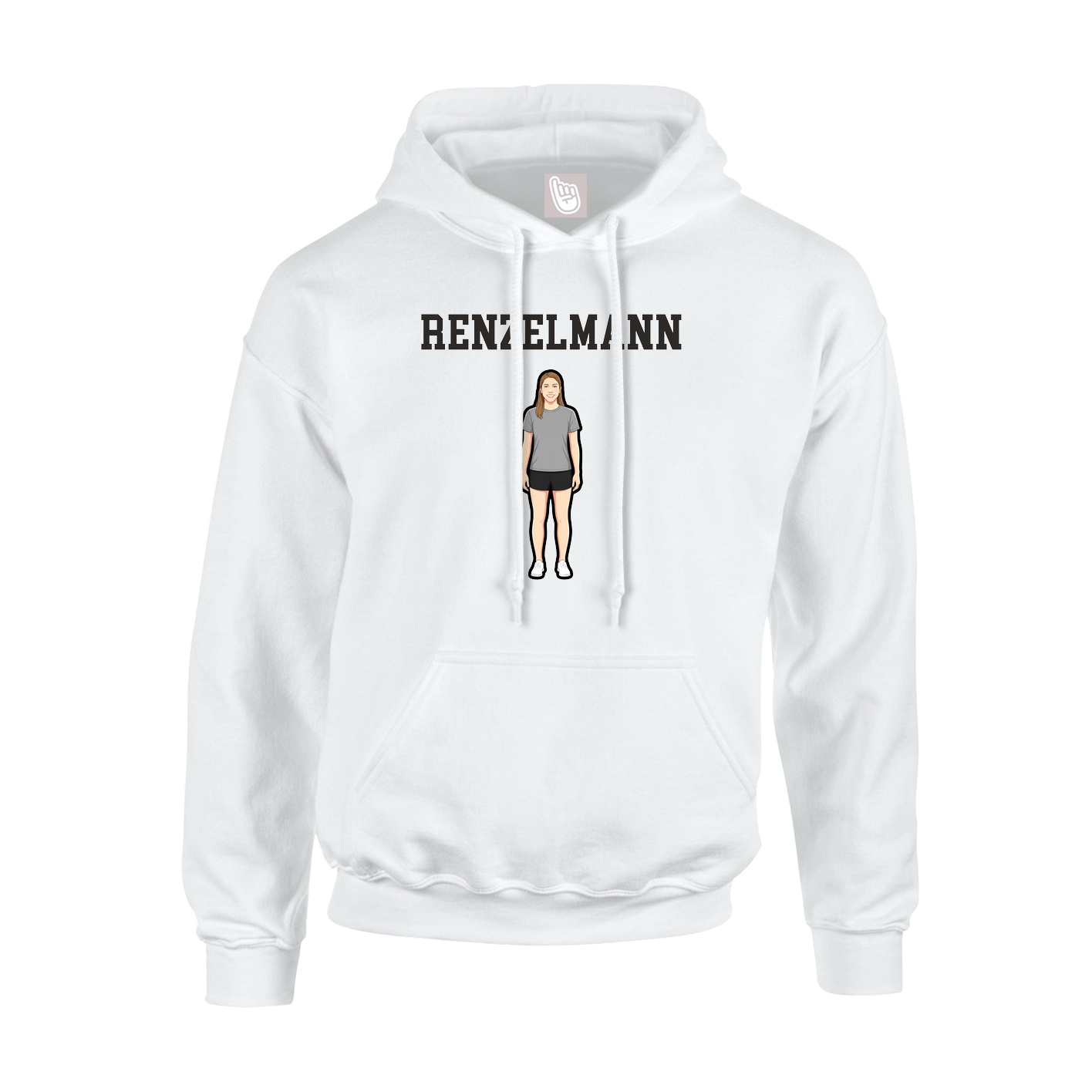 Youth Hoodie — Shirsey in White