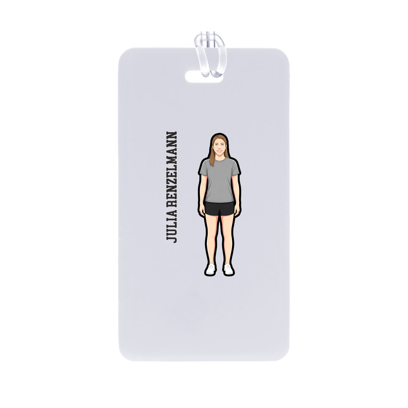 Bag Tag — Name Vertical in Classic