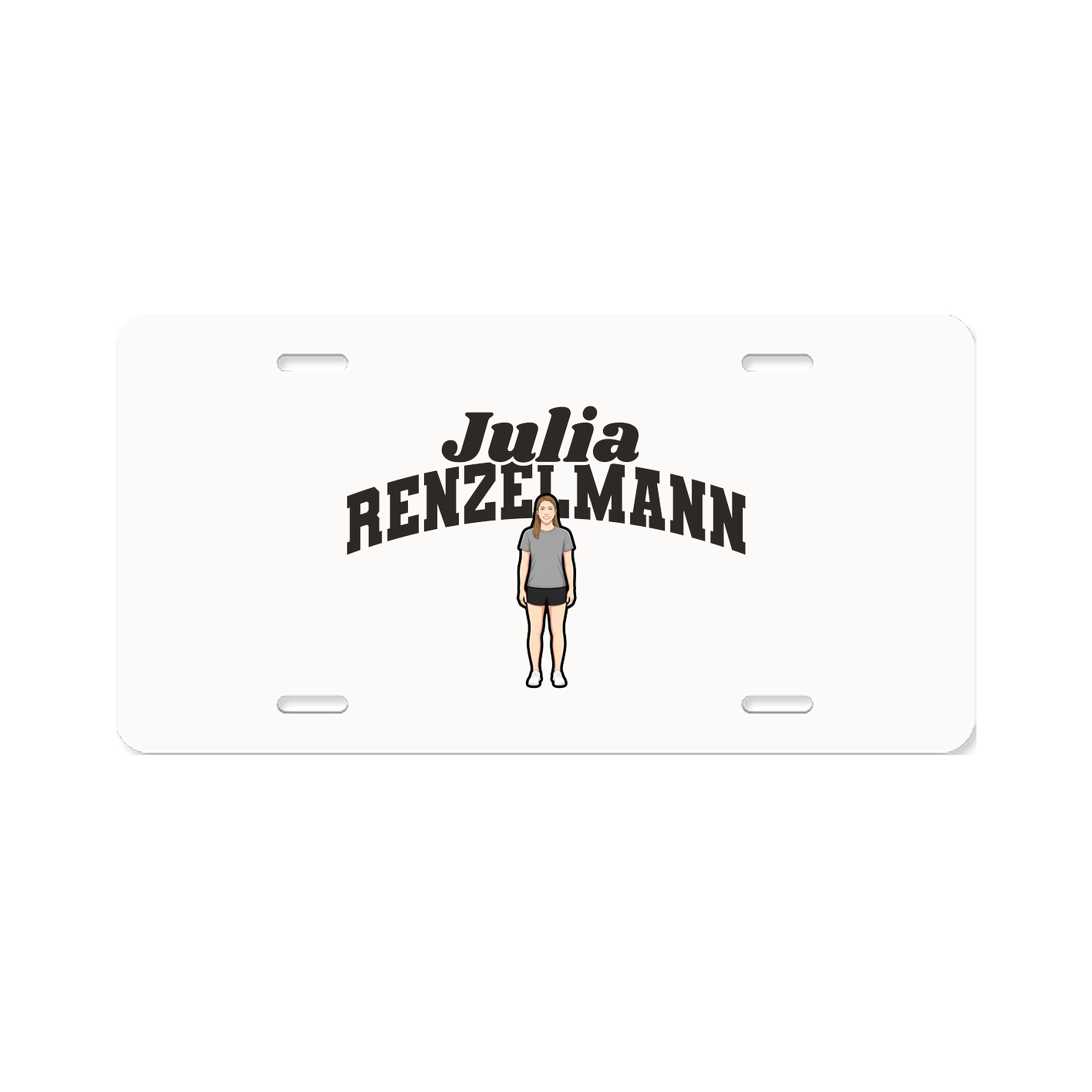 License Plate — Signature Arch in Classic