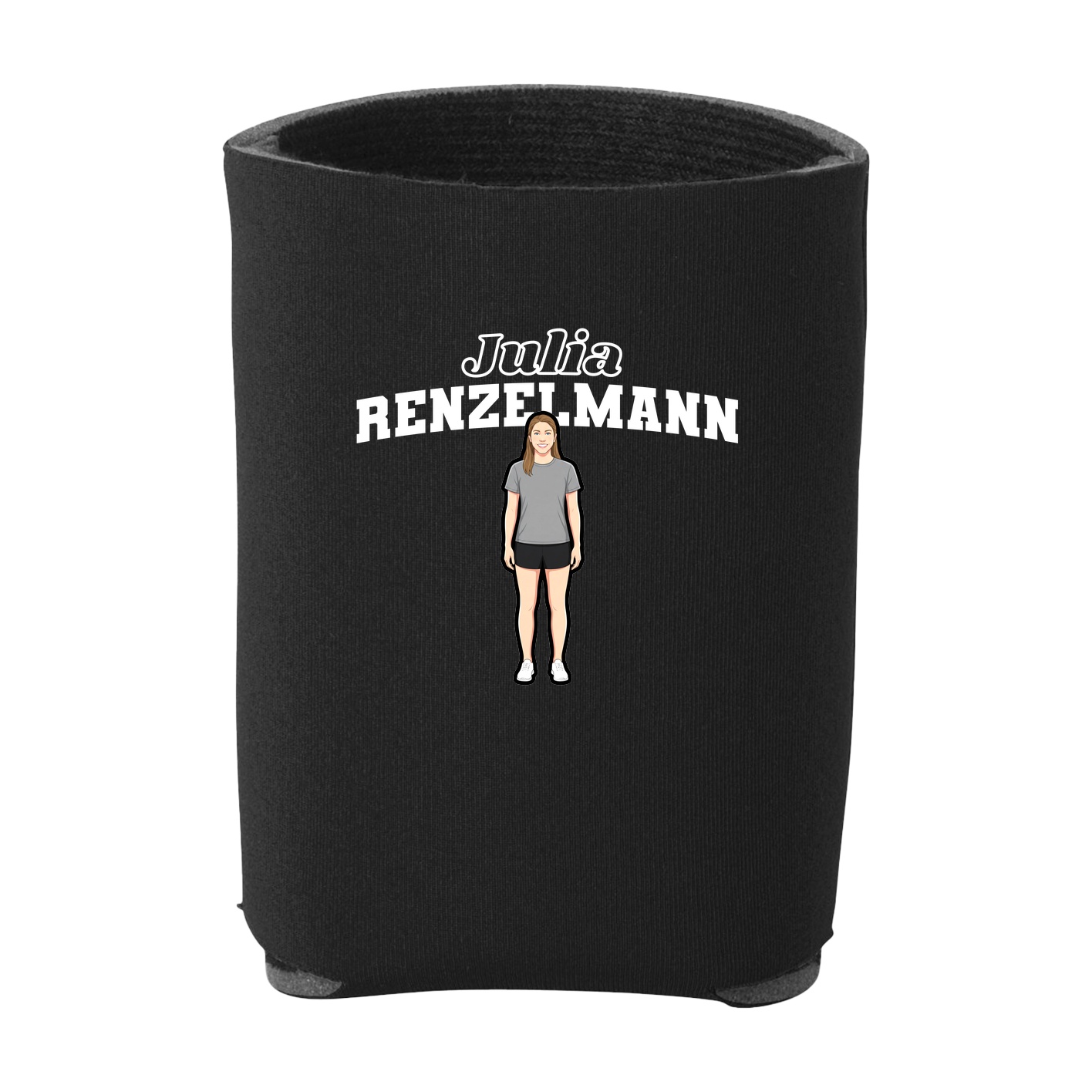 Can Holder — Name Arch in Black