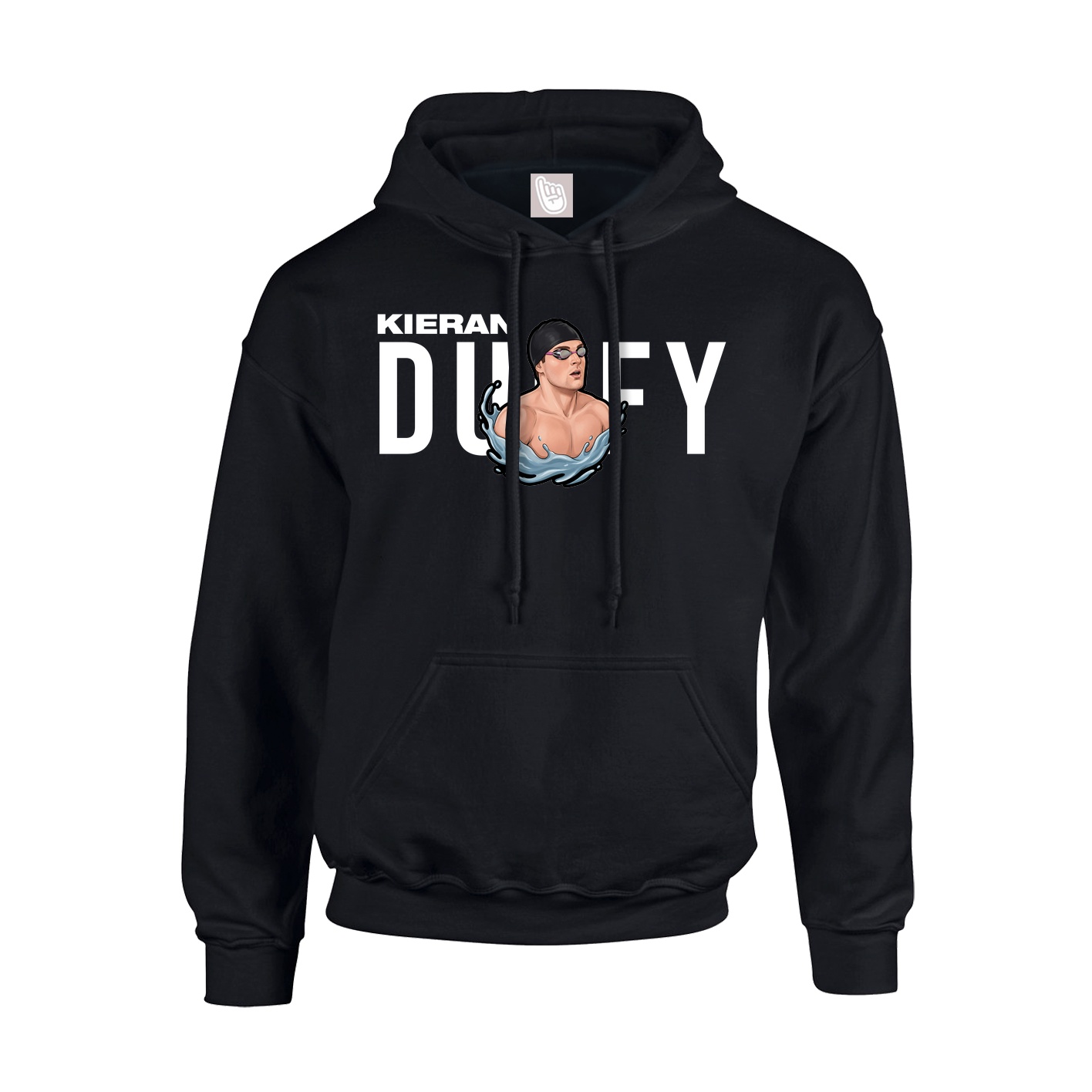 Hoodie — Player Name in Black