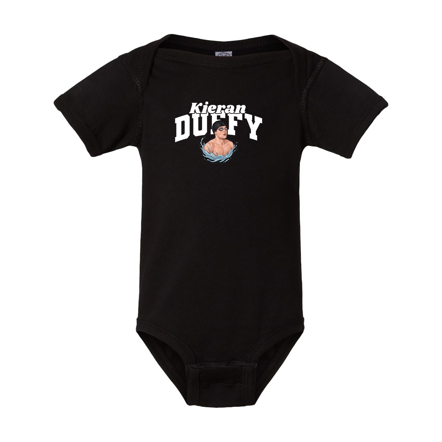 Baby Onesie — Signature Arch in Black