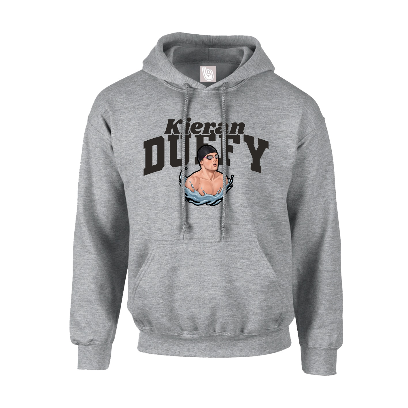 Hoodie — Signature Arch in Grey