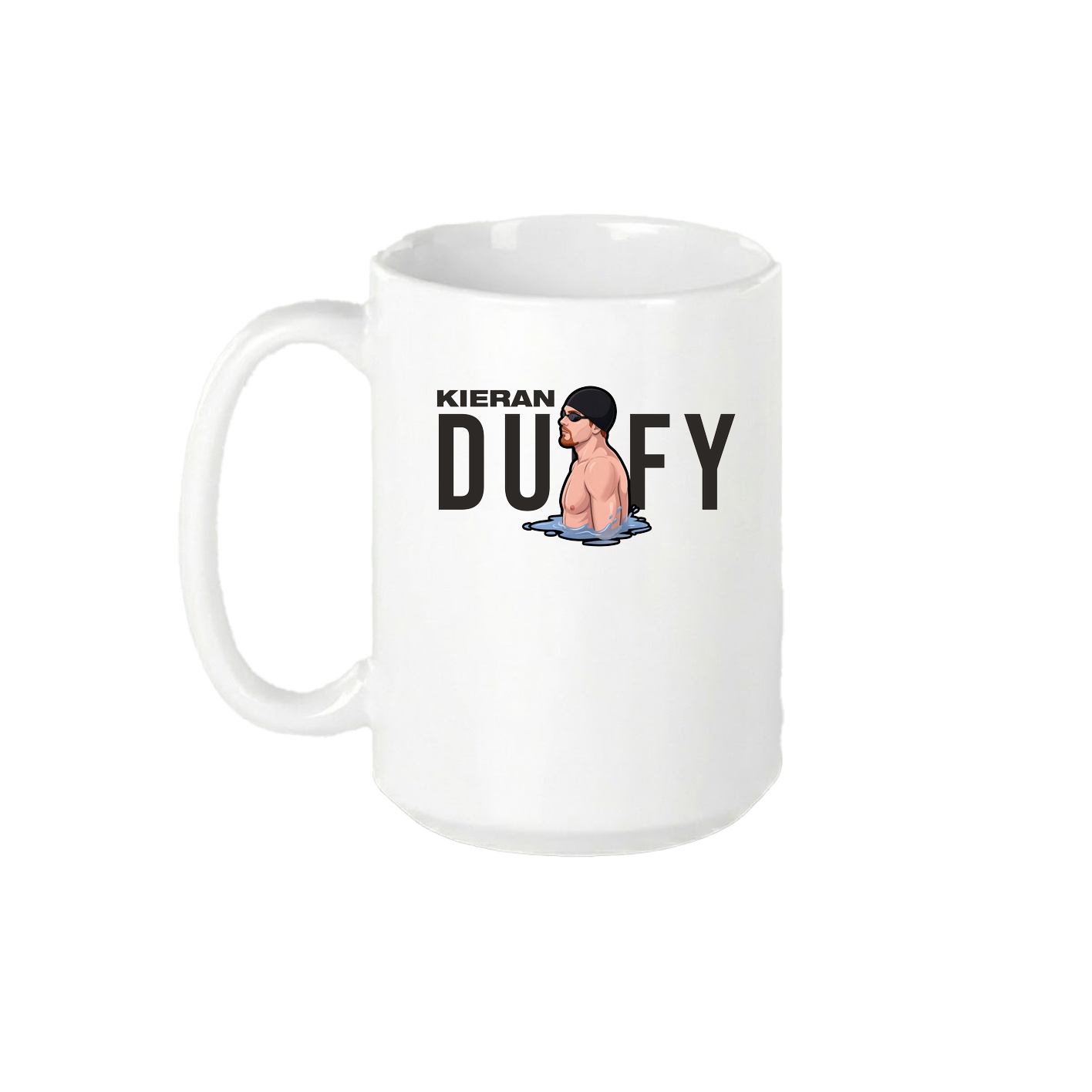 15oz Coffee Mug — Player Name in White