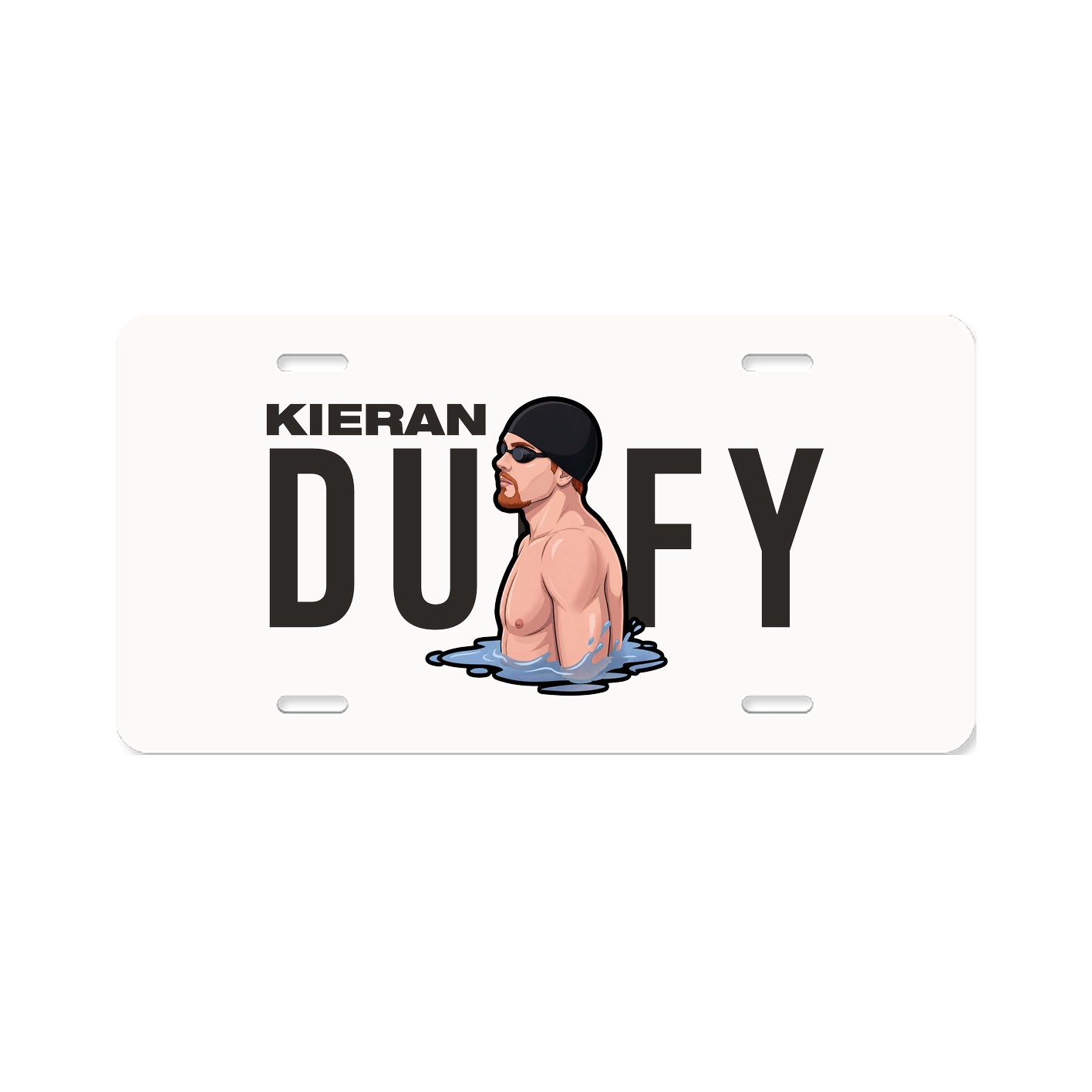 License Plate — Player Name in Classic