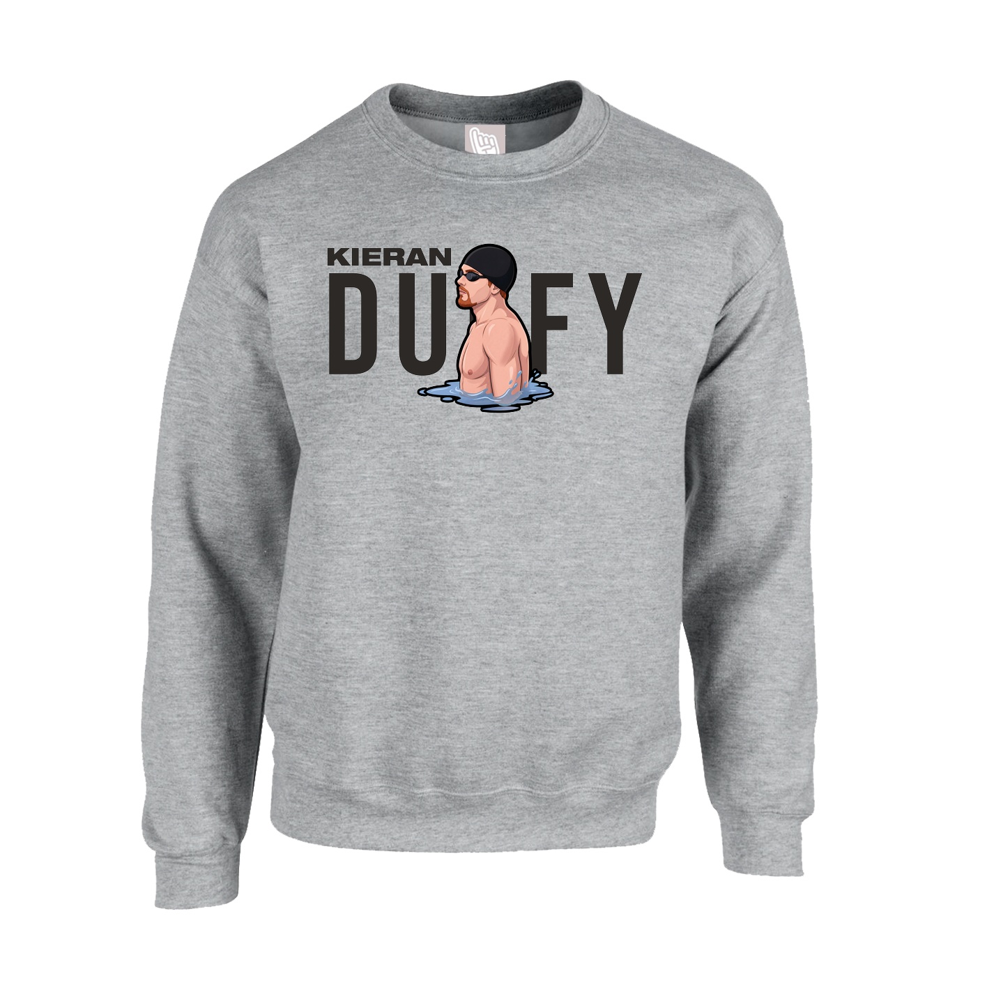 Fleece Crew — Player Name in Grey