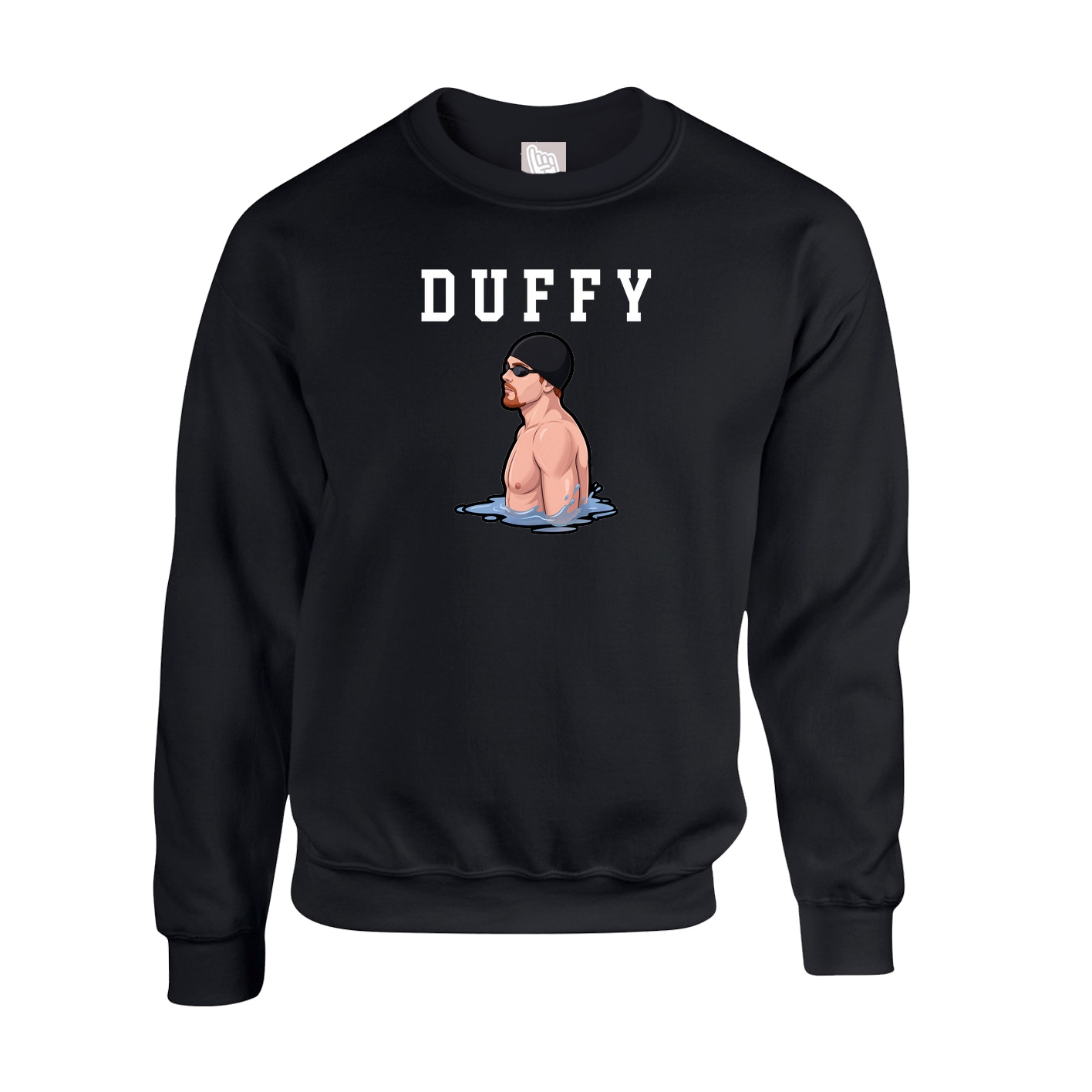 Fleece Crew — Shirsey in Black