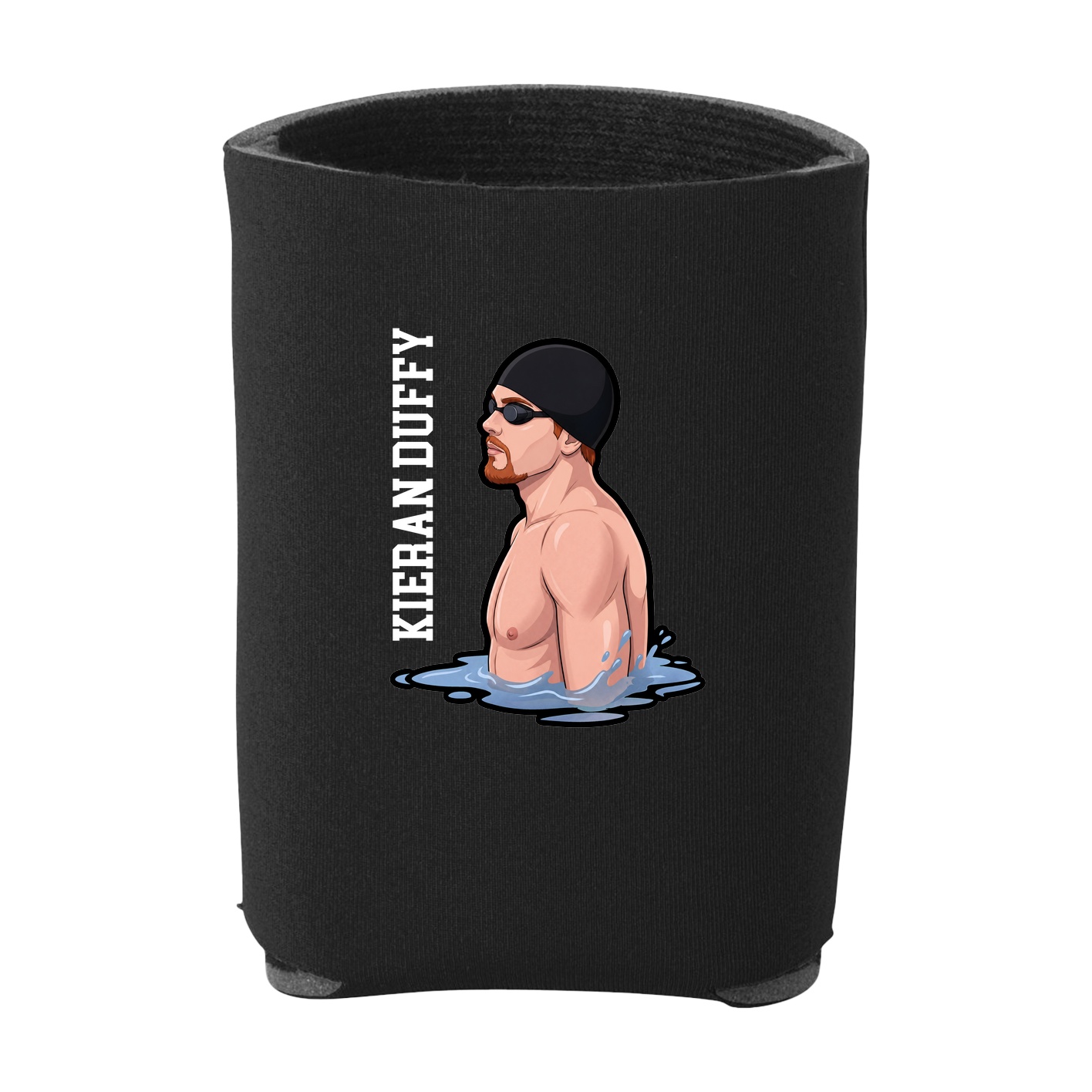 Can Holder — Name Vertical in Black