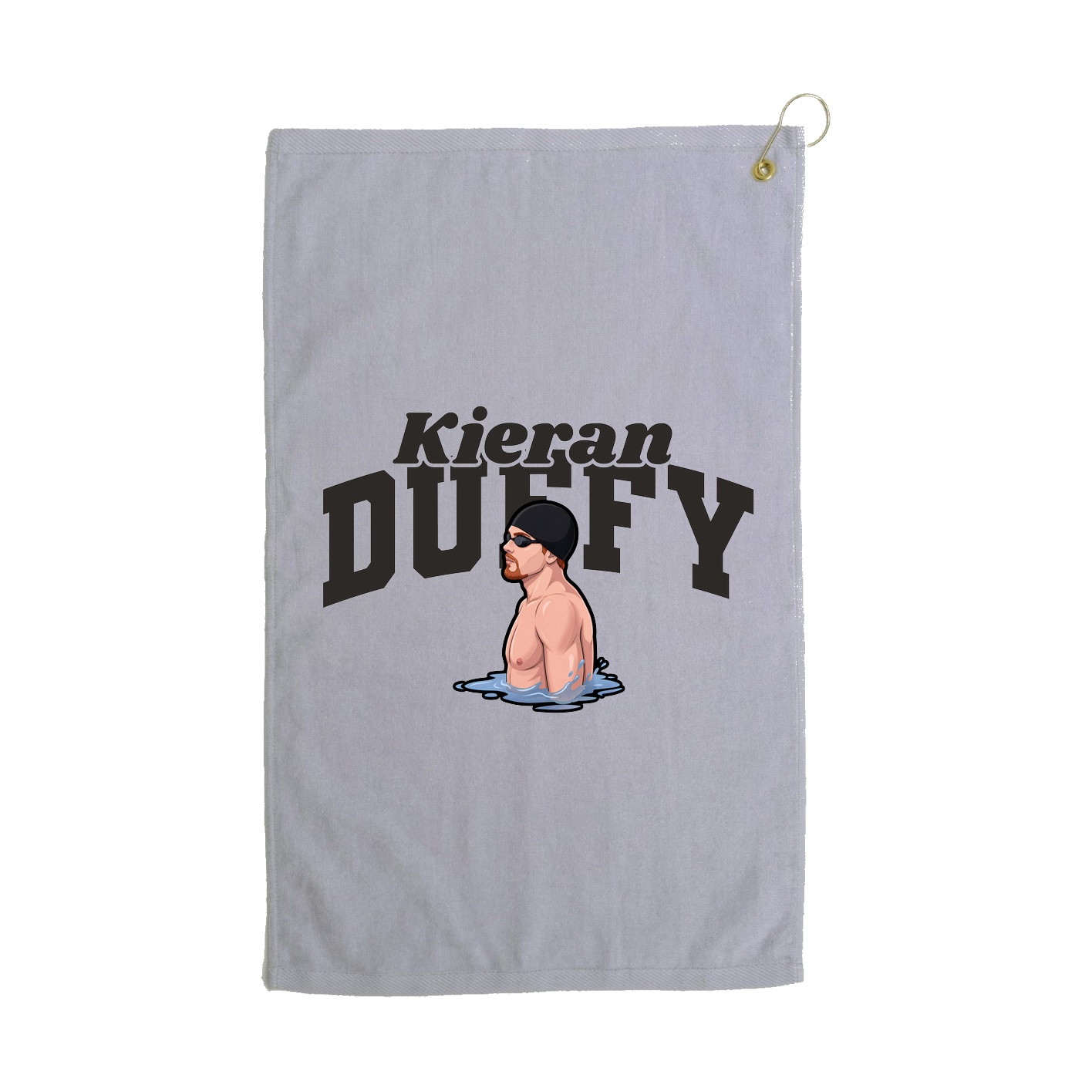 Golf Towel — Signature Arch in Grey