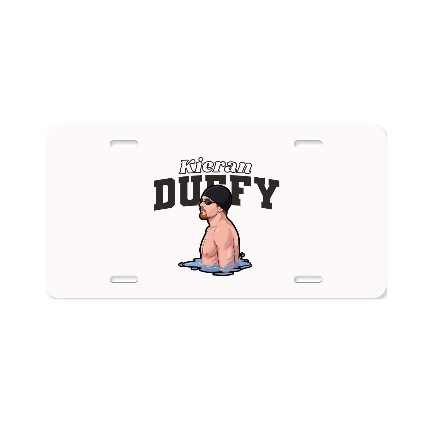 License Plate — Name Arch in Classic